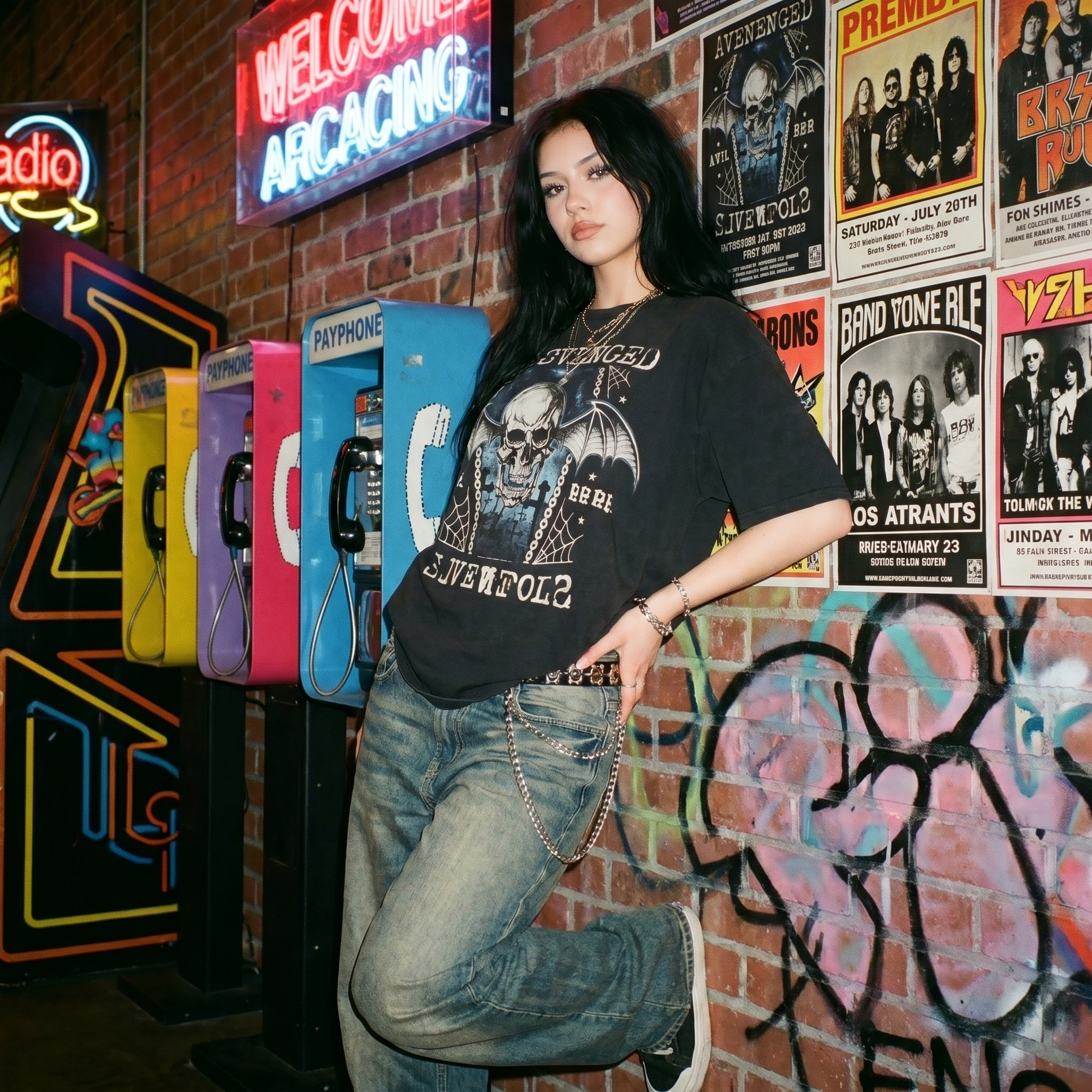 Grunge Oversized Y2K Shirts