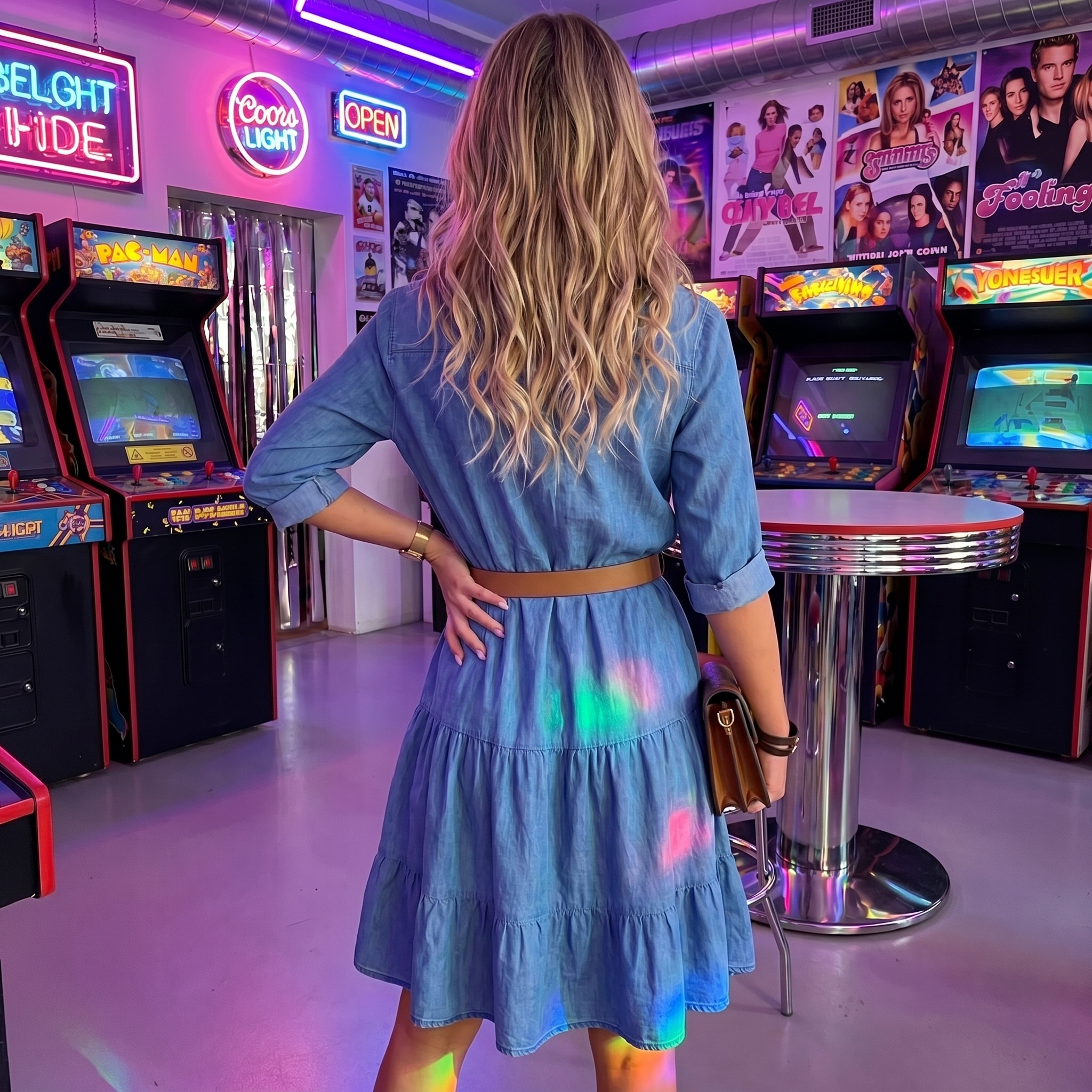 Denim Dress Y2K