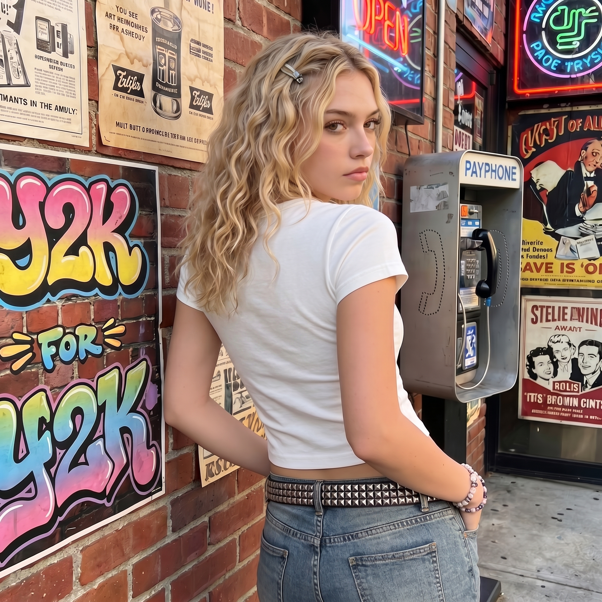 Retro Y2K Crop Top