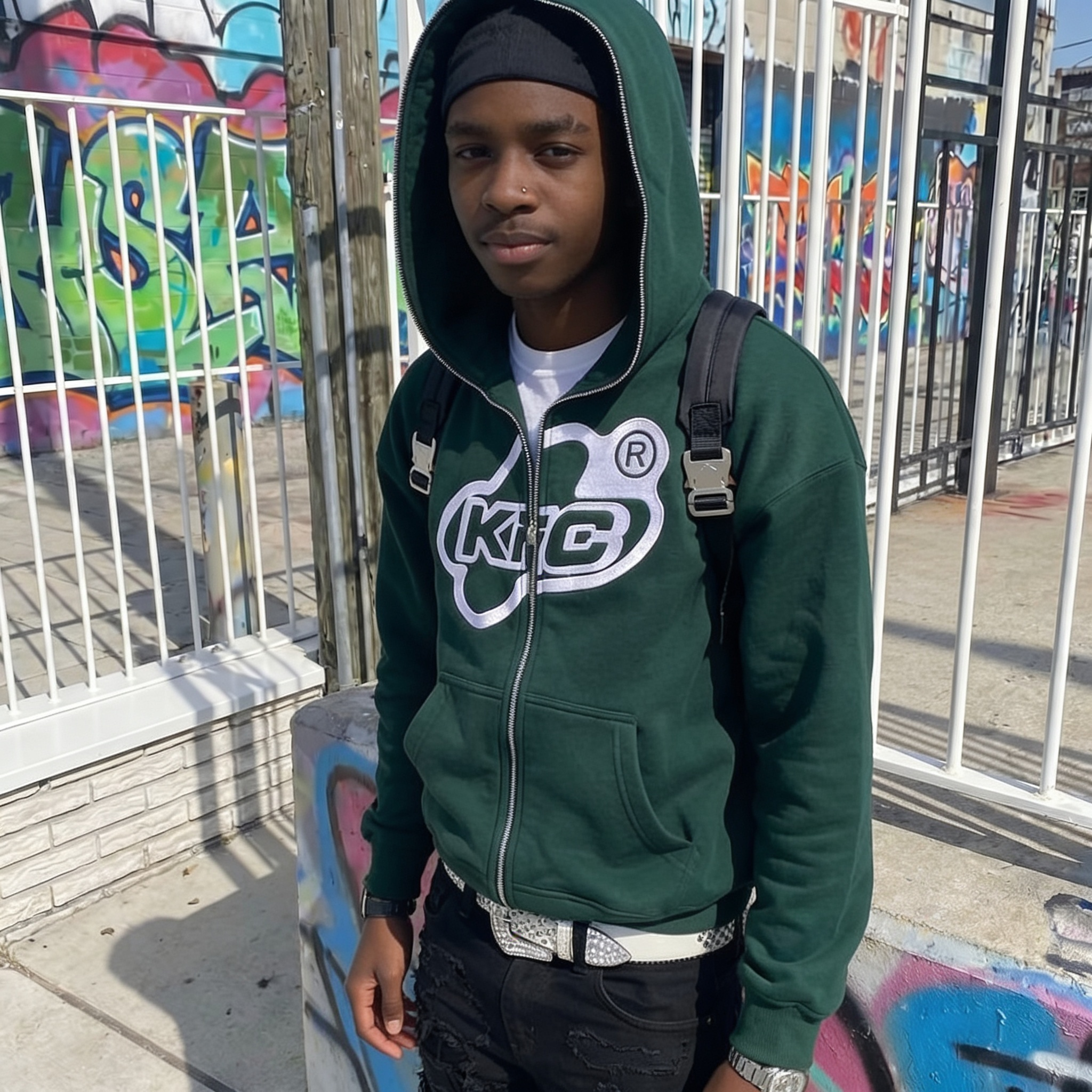 Men's Y2K Full Zip Hoodie