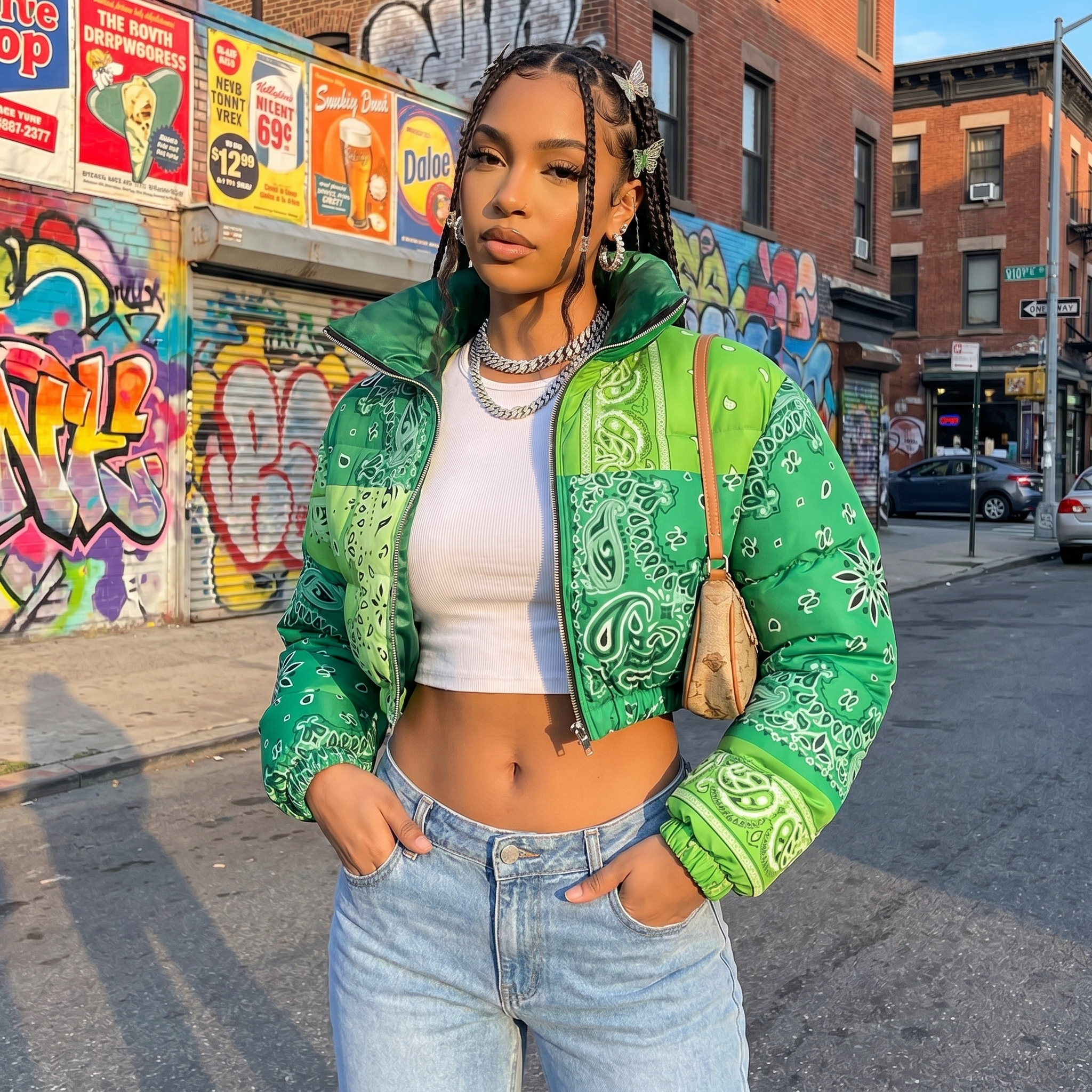 Puffer Y2K Cropped Jacket