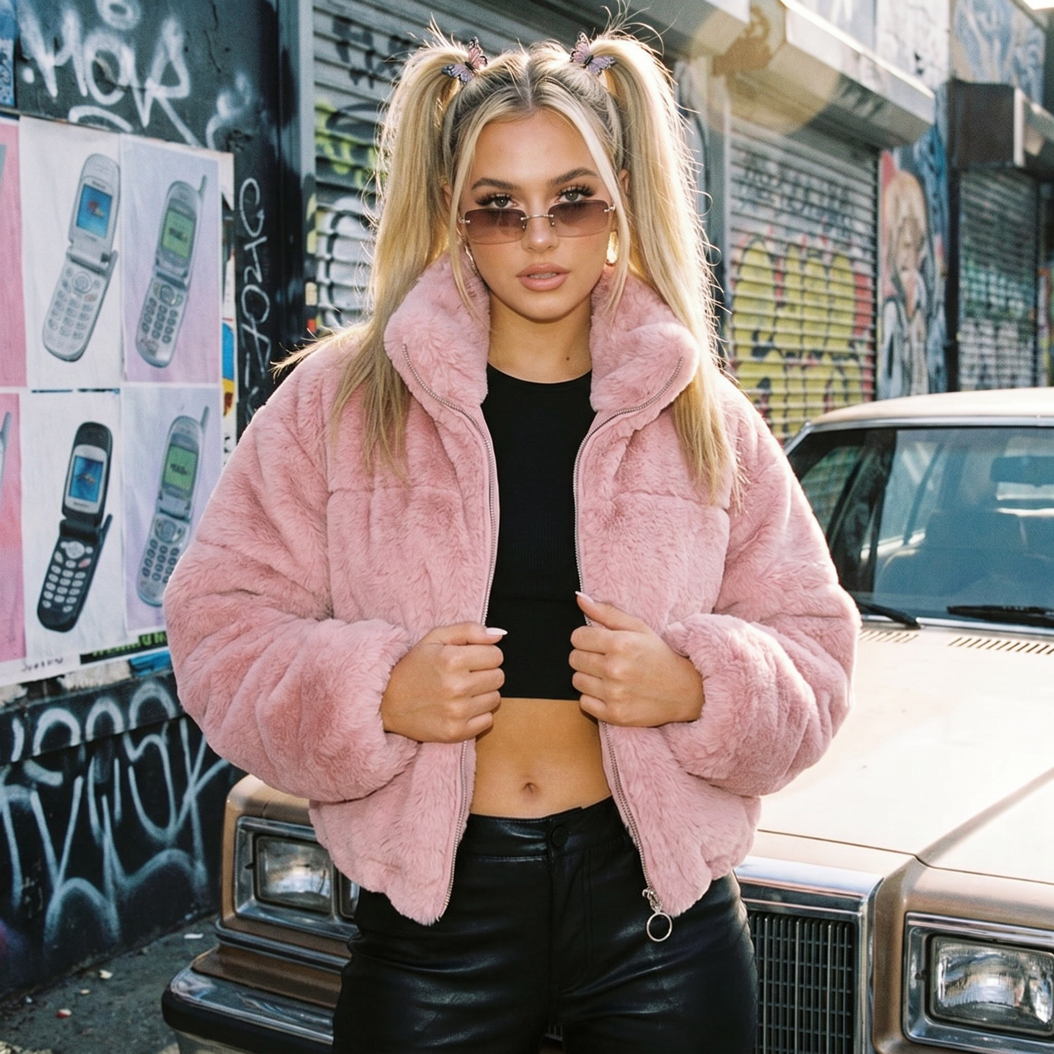 Y2K Overcoat Plush