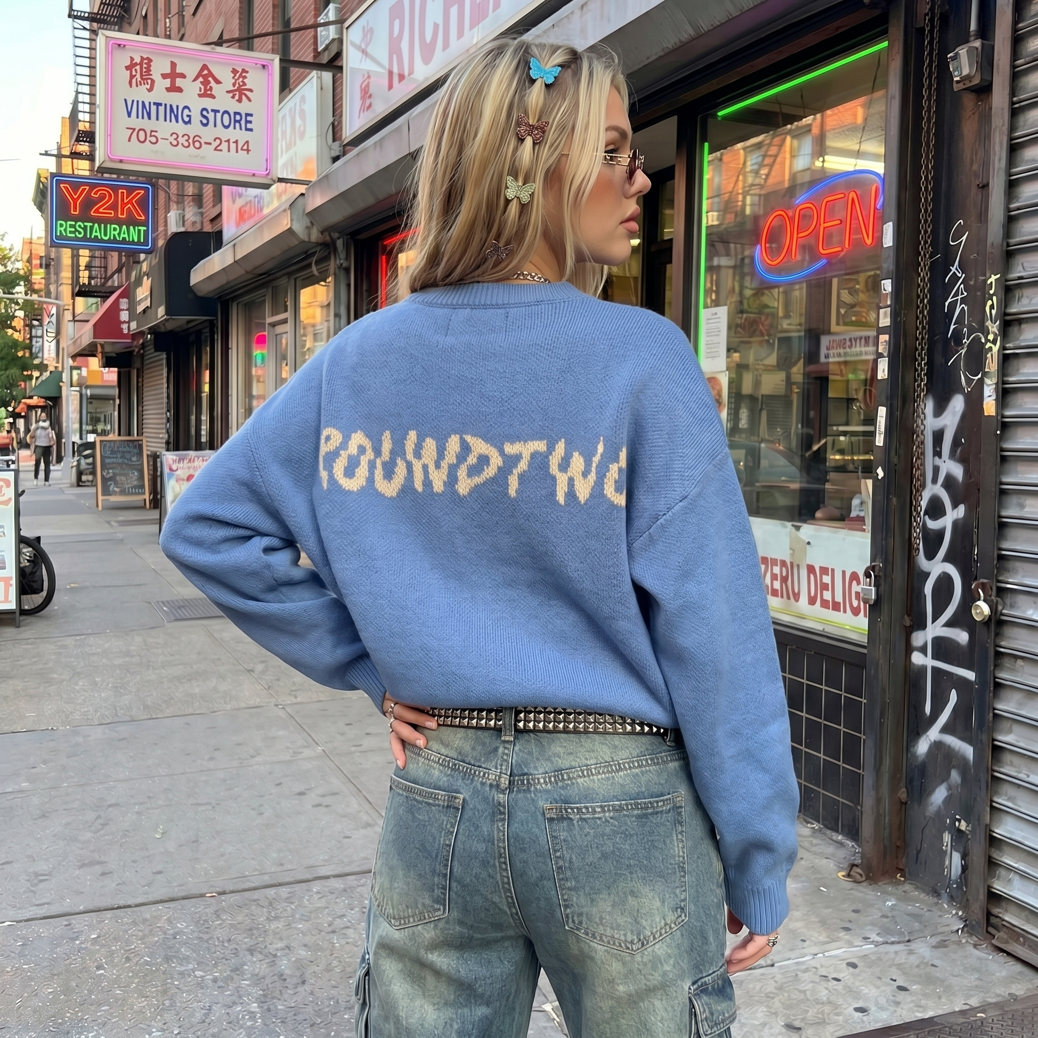 Butterfly Y2K Sweater