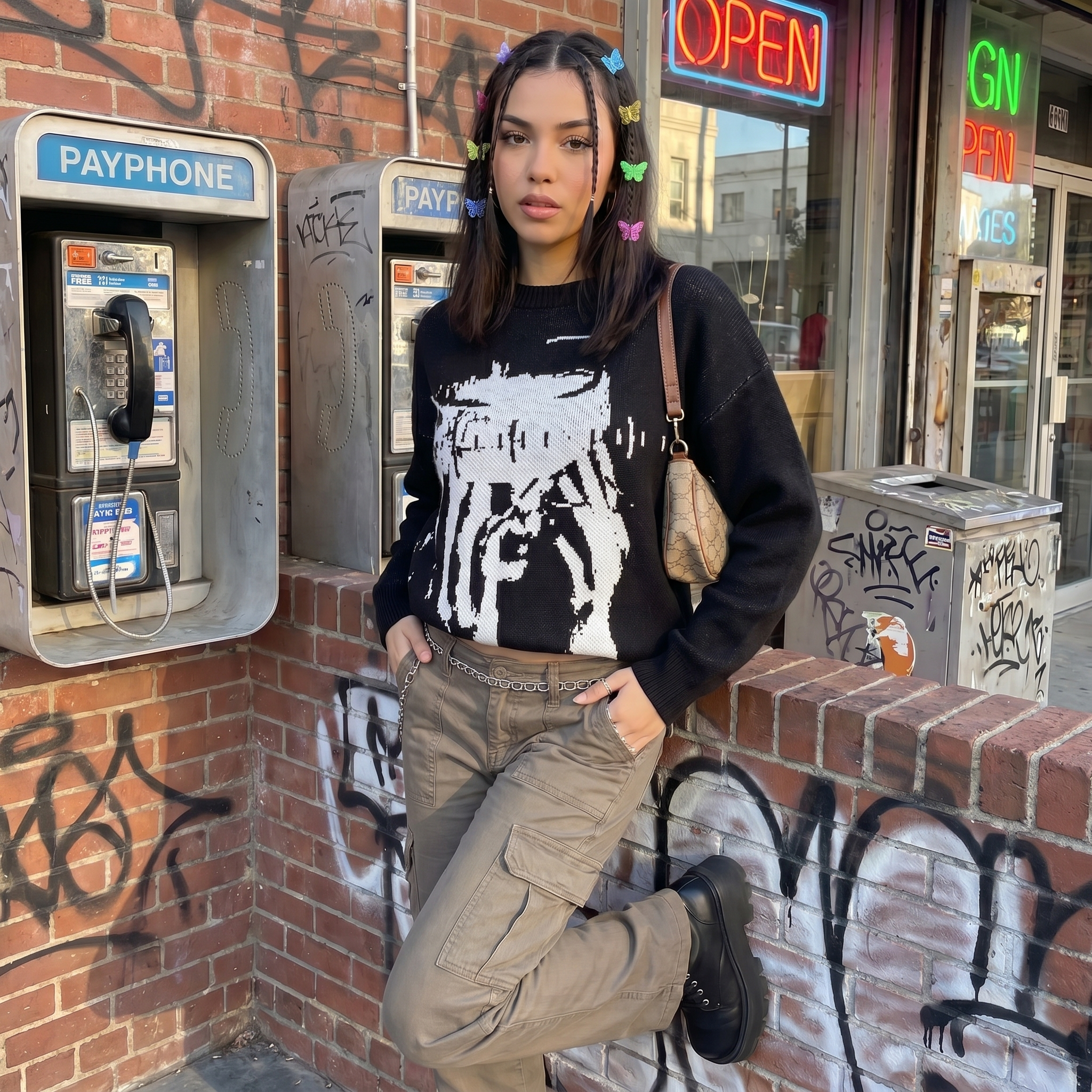 Streetwear Knitted Sweater