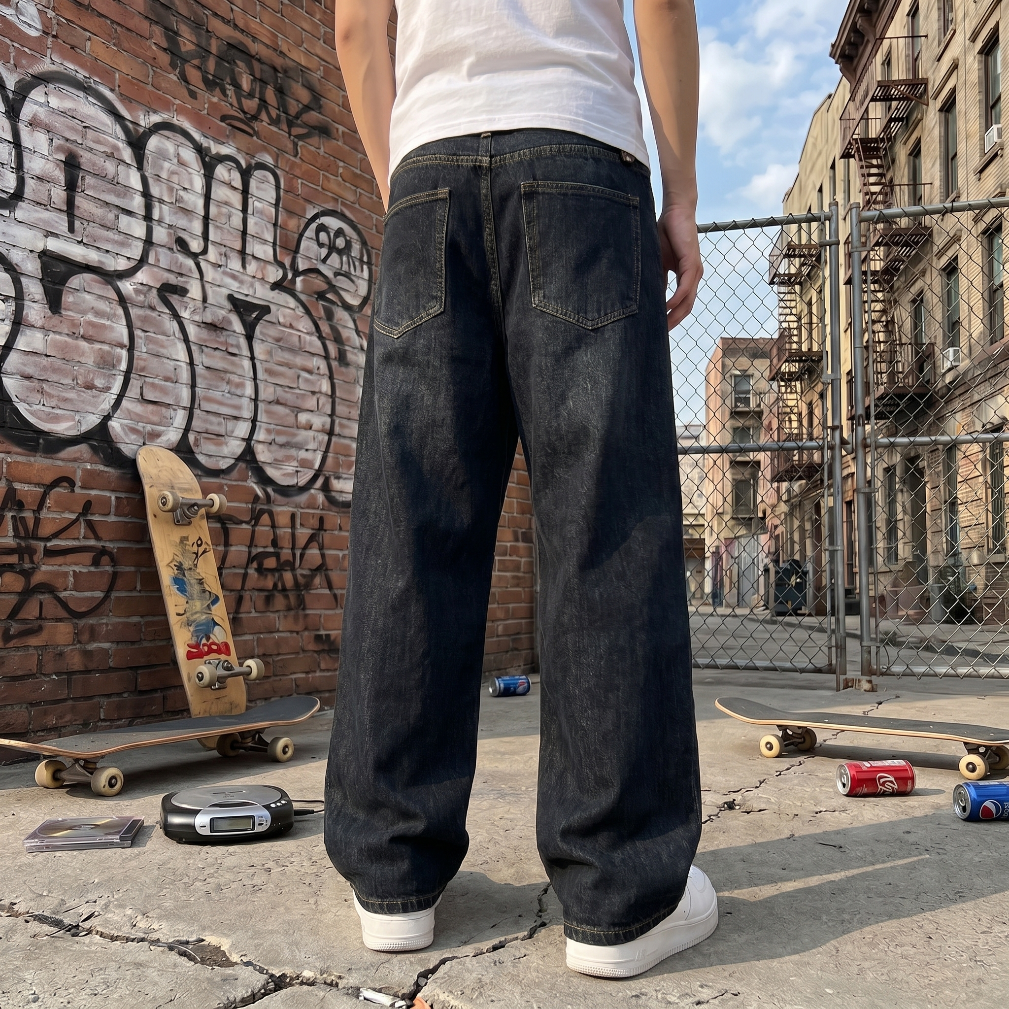 Hip Hop Distressed Jeans