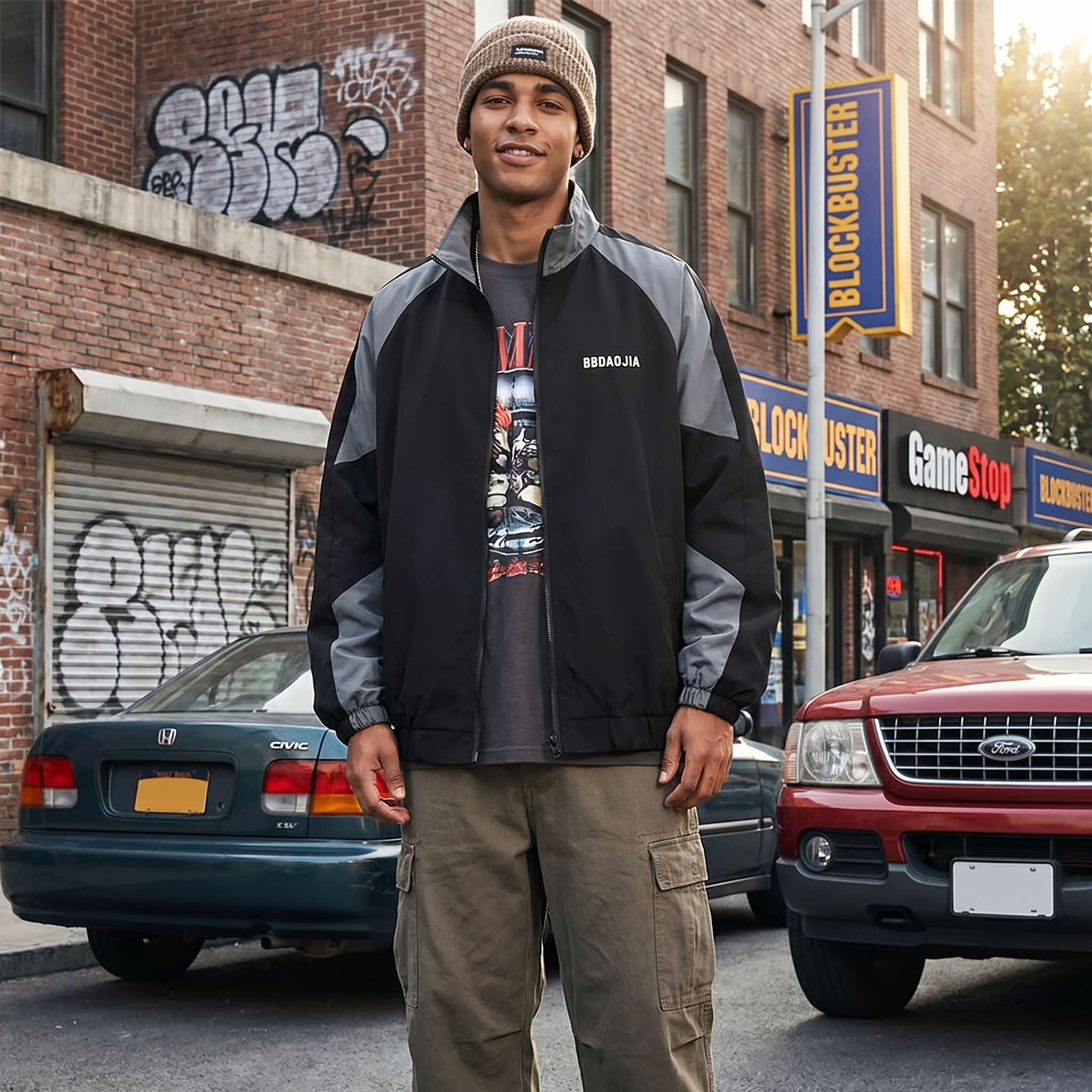 Streetwear Zipper Jacket