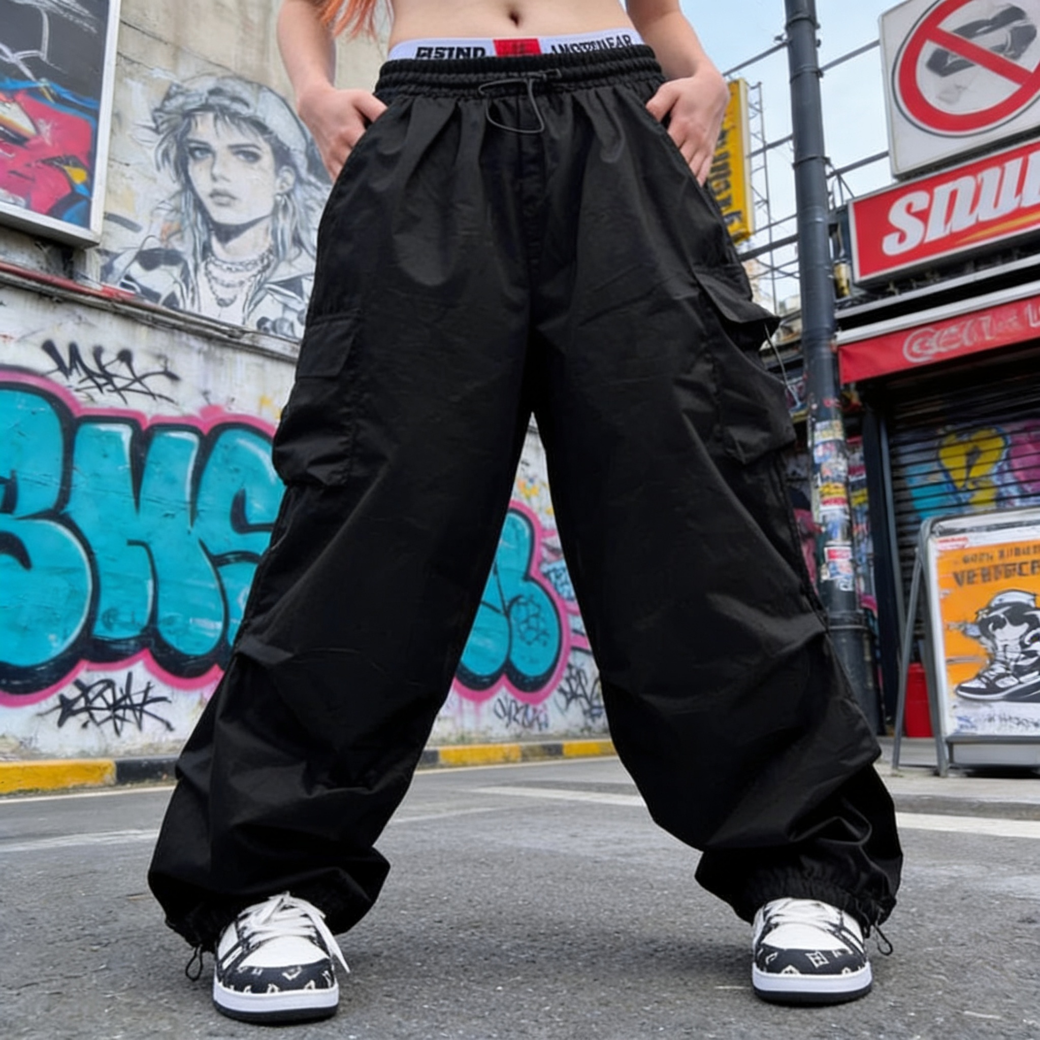 Vintage Cargo Pants Womens