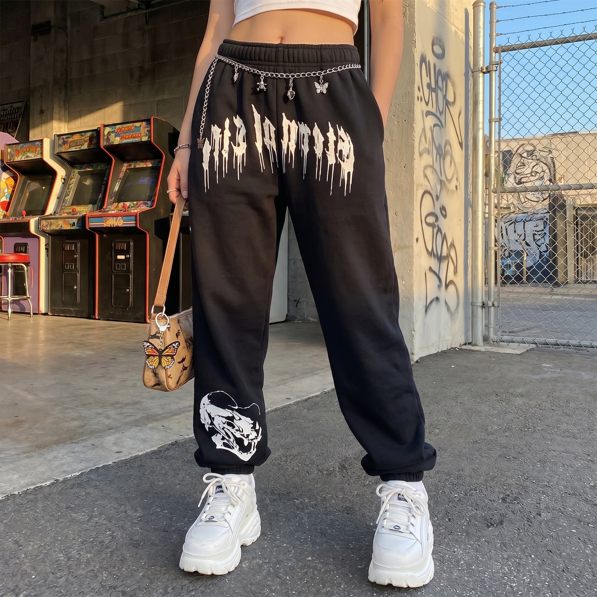 Casual Y2K Unisex Pants