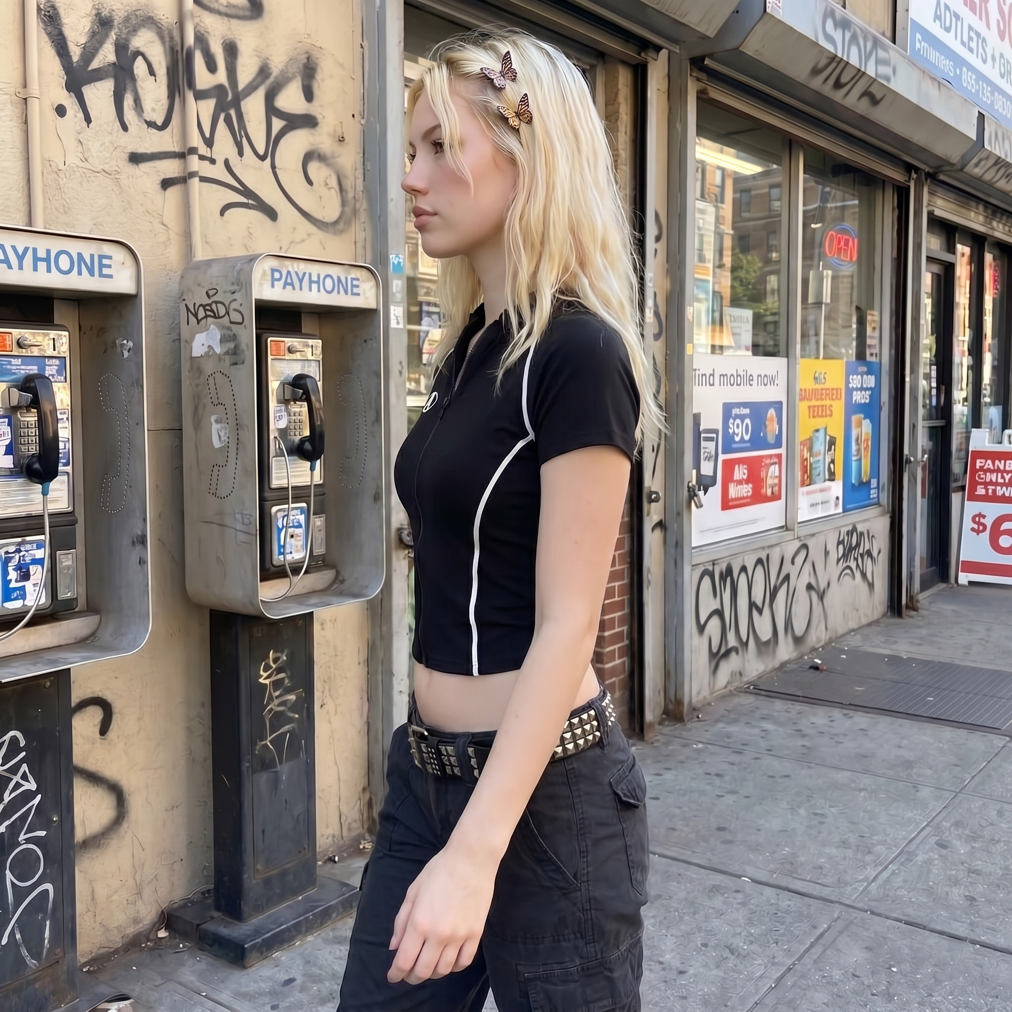 Summer Short Sleeve Y2K Crop Top