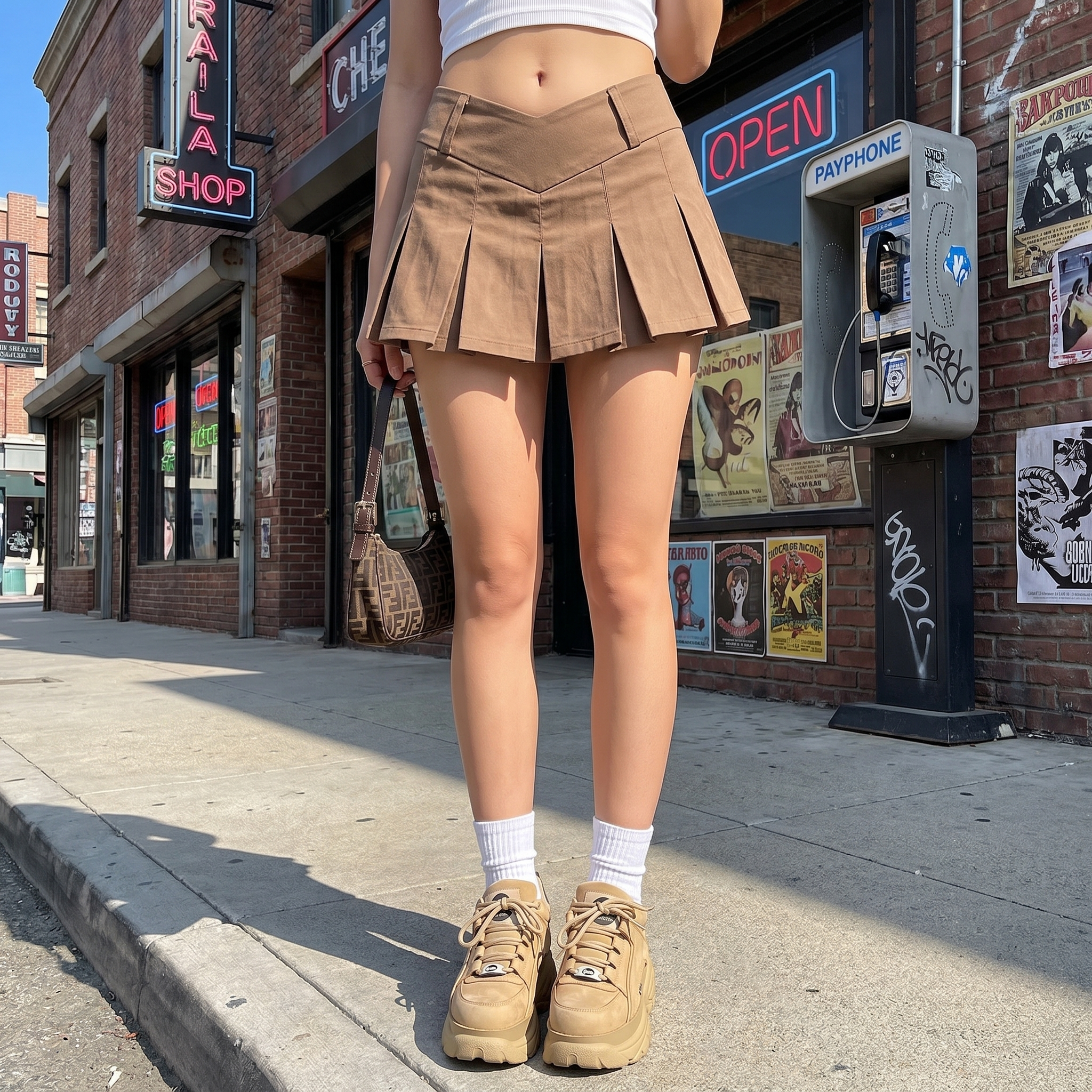 High Waist Y2K Micro Skirts
