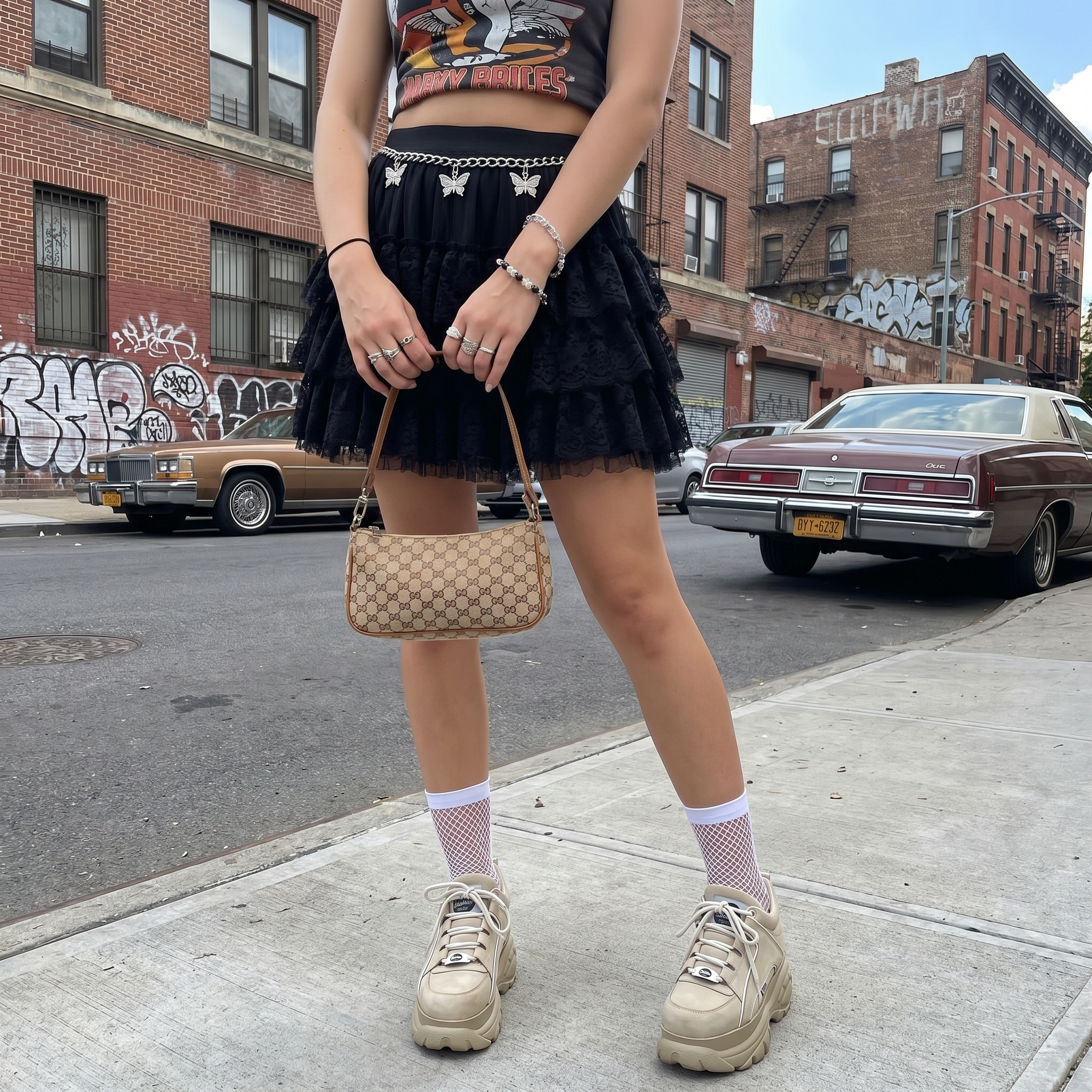 Tulle Y2K Mini Skirts