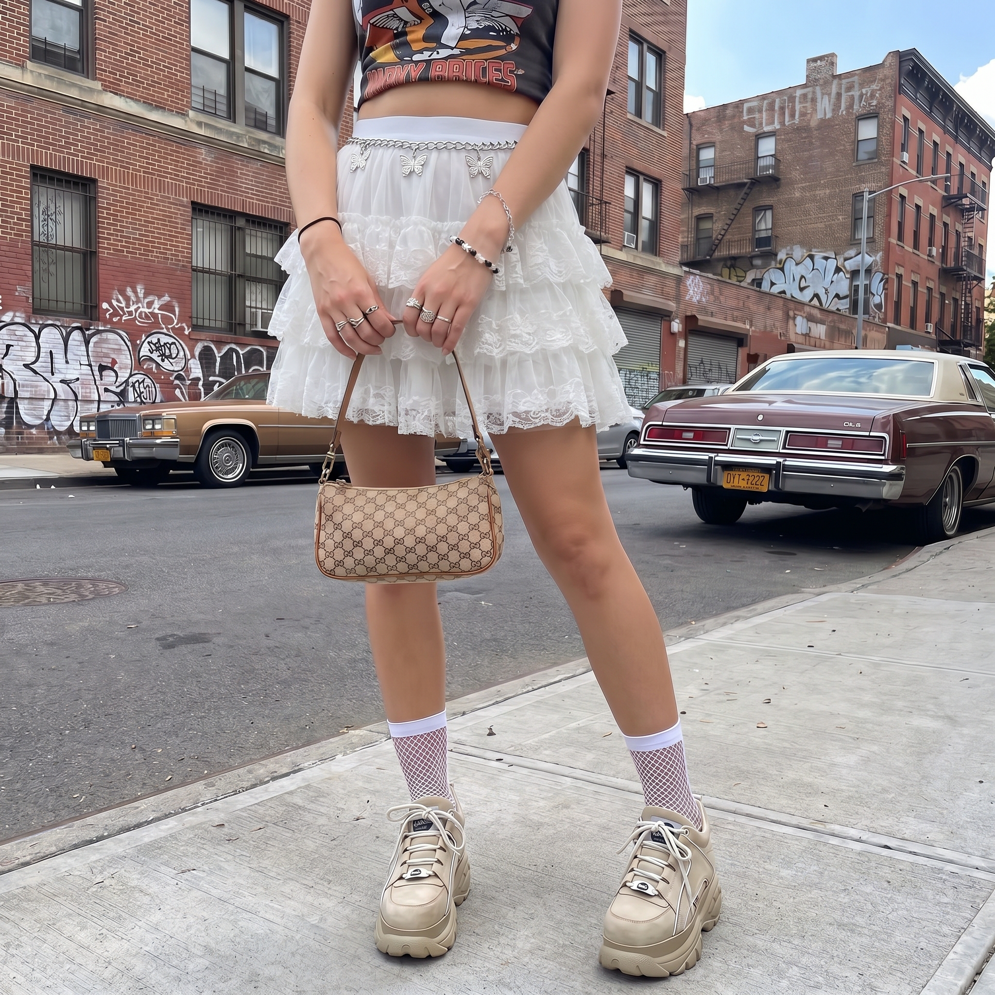 Tulle Y2K Mini Skirts