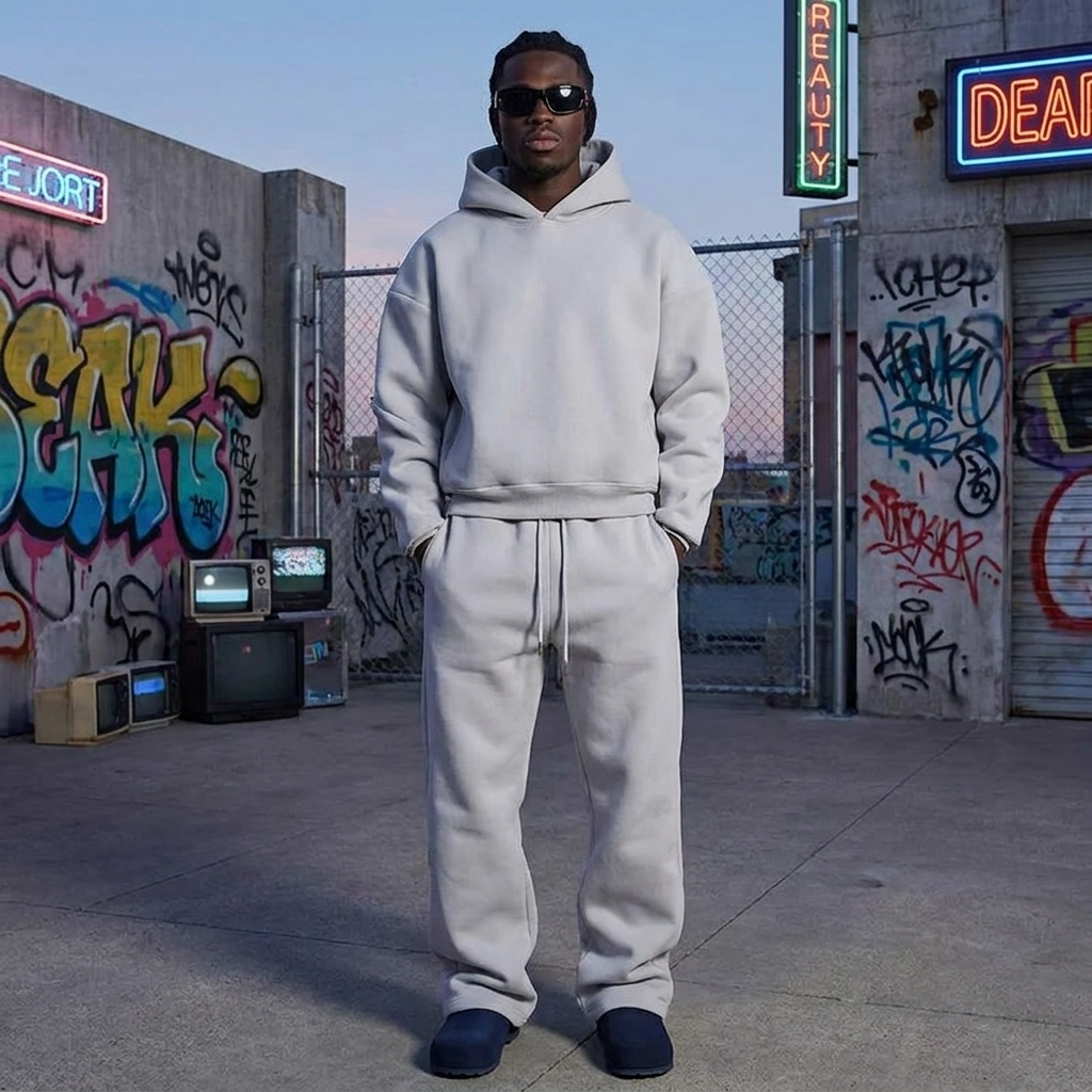 Minimalist Oversized Tracksuit Set