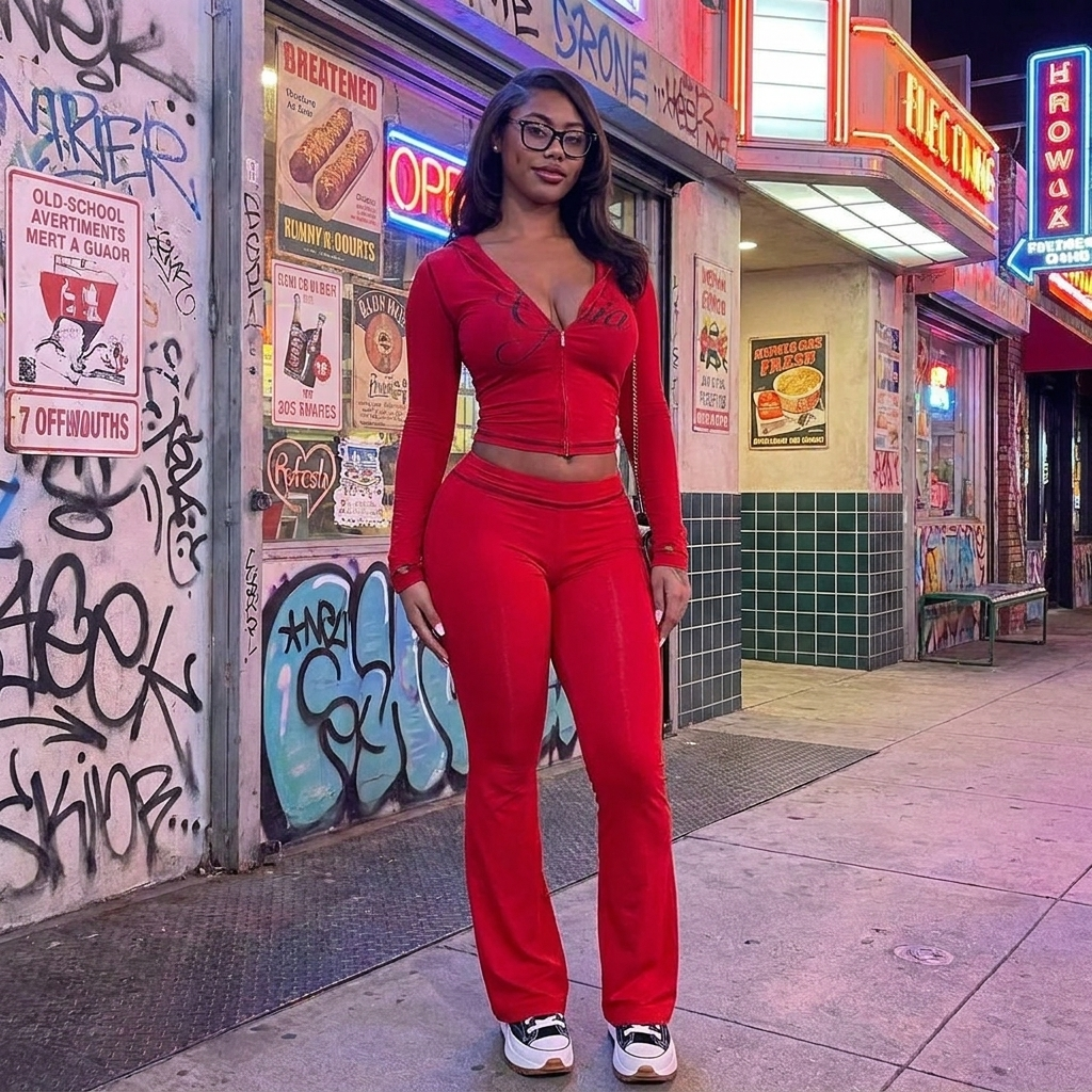 Y2K Sexy Tracksuit Women
