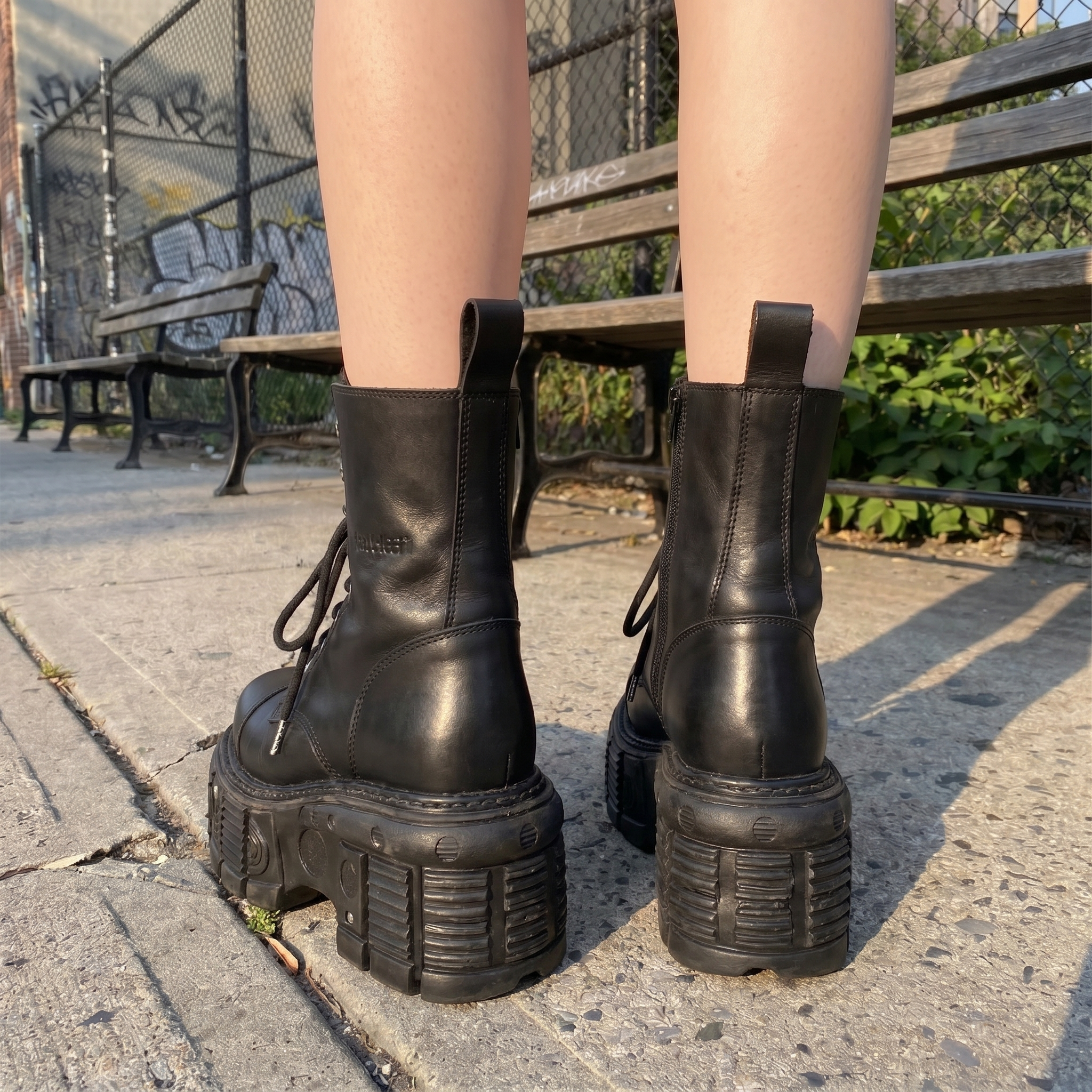 Chunky Y2K Platform Boots