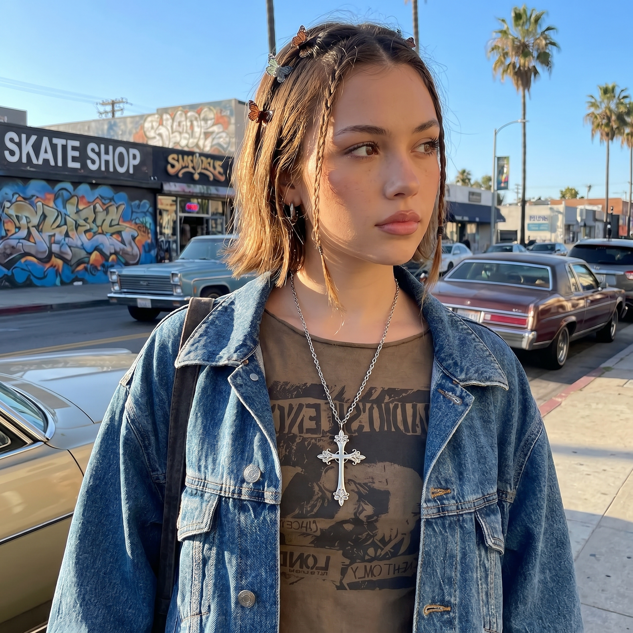 Vintage Y2K Cross Necklace