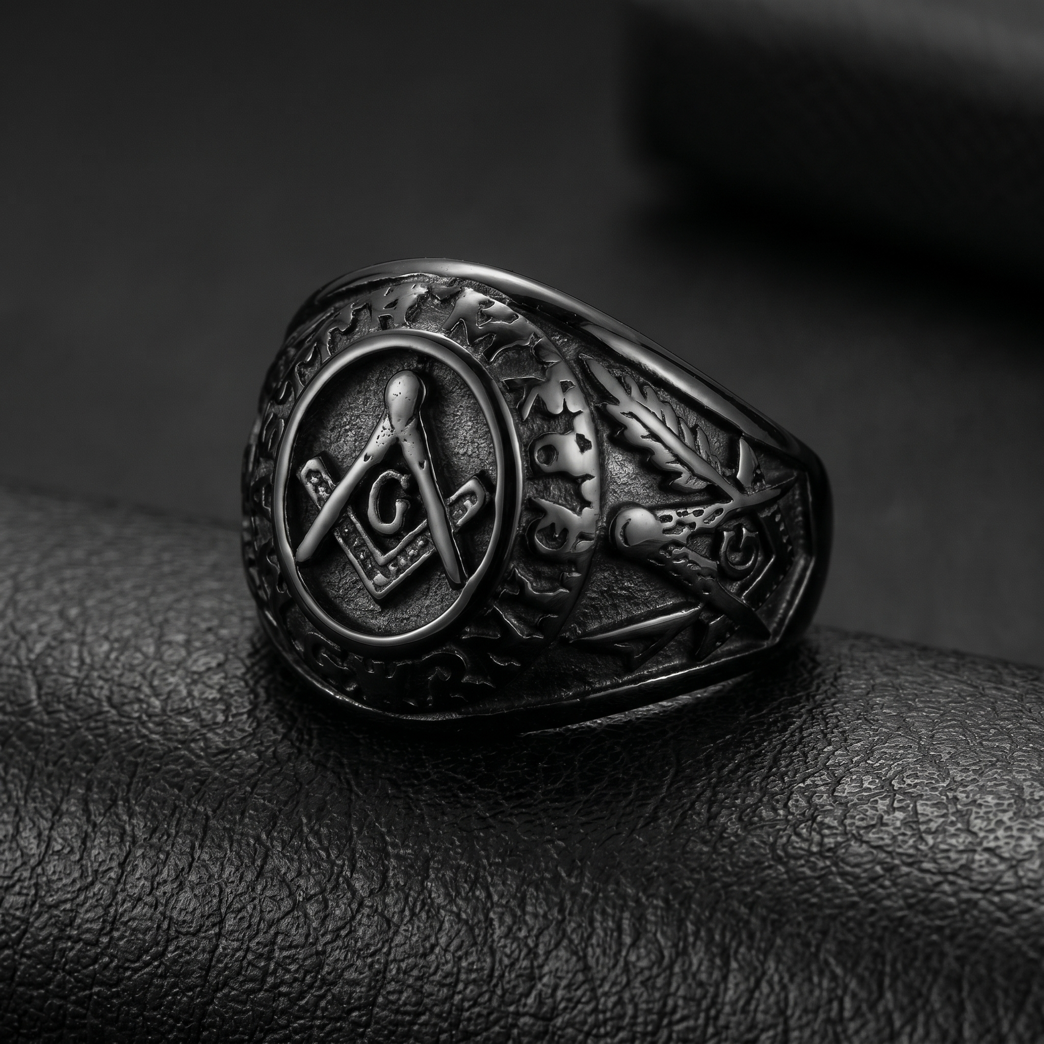 Men Stainless Steel Rings Streetwear