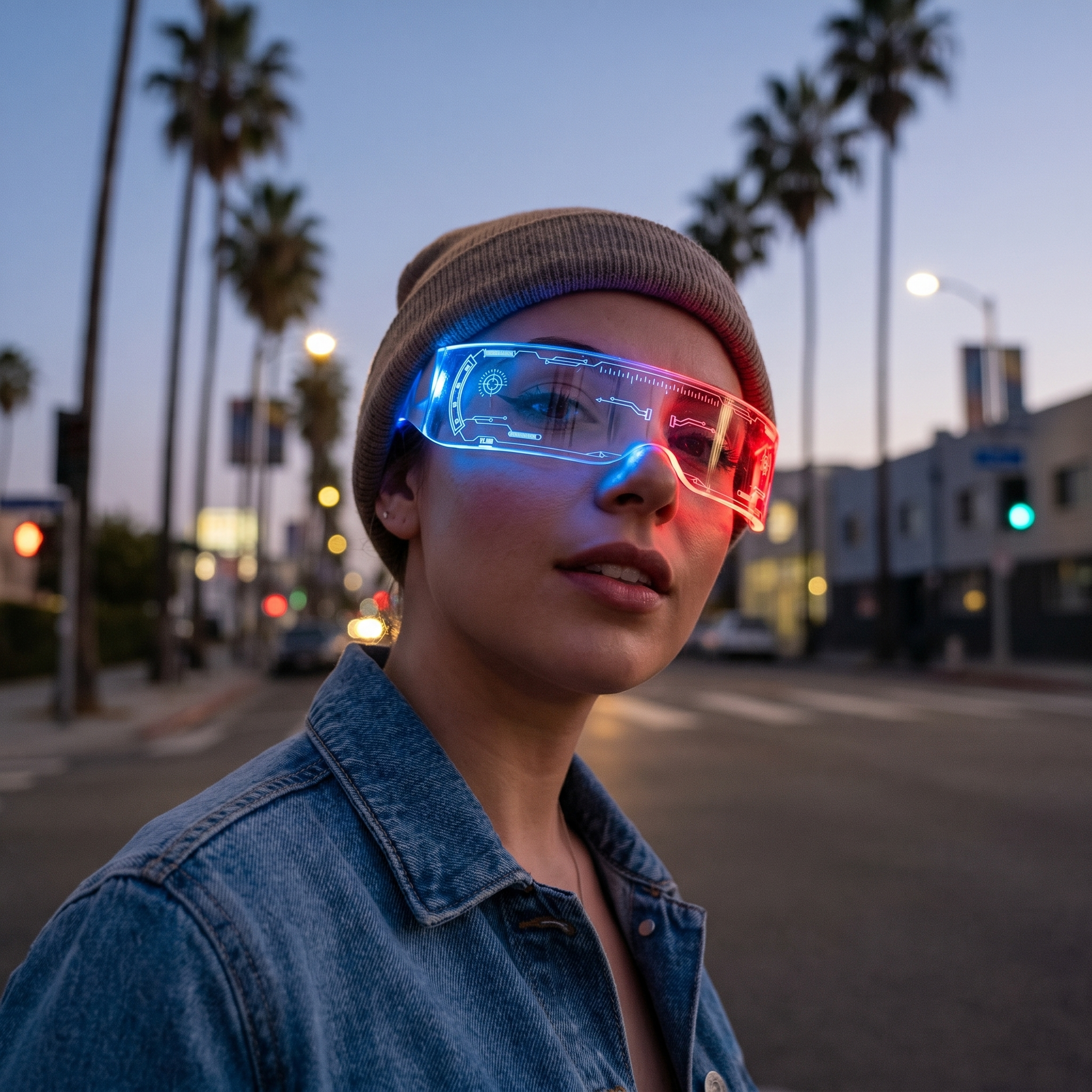 Y2K Cyber LED Sunglasses