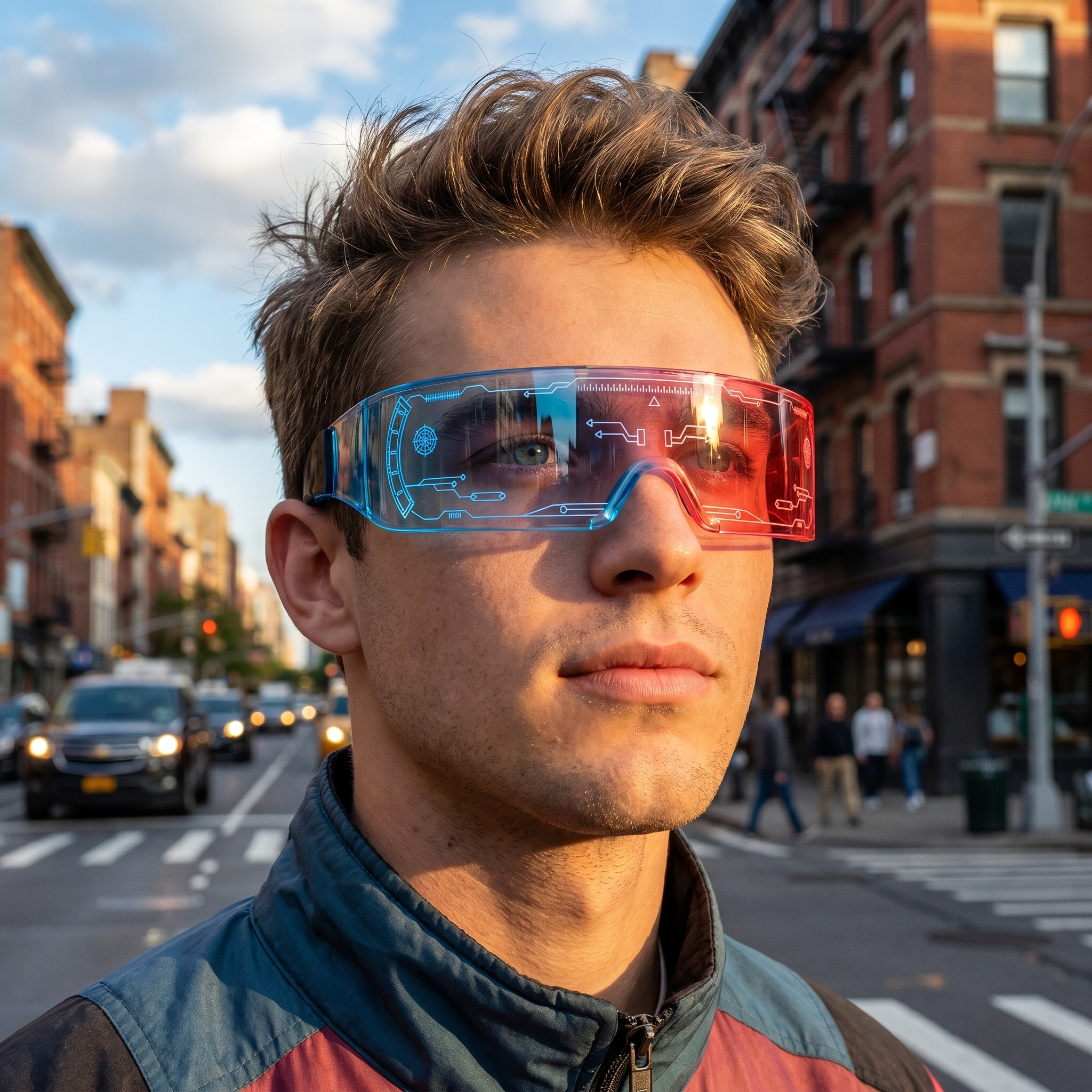 Y2K Cyber LED Sunglasses