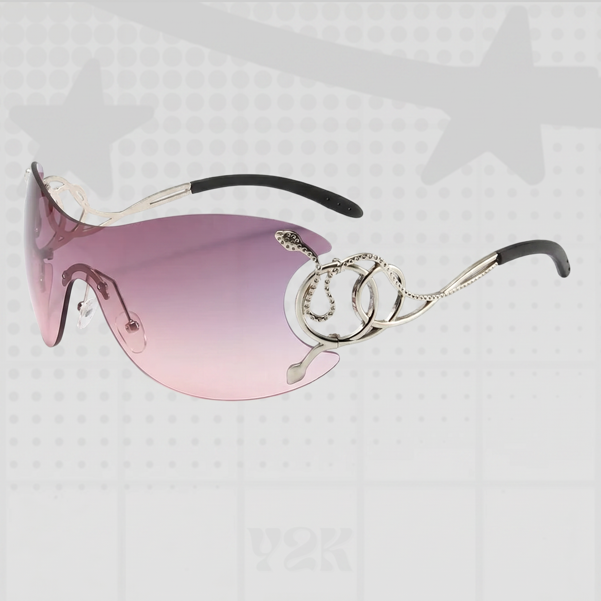 Y2k Rimless Womens Sunglasses
