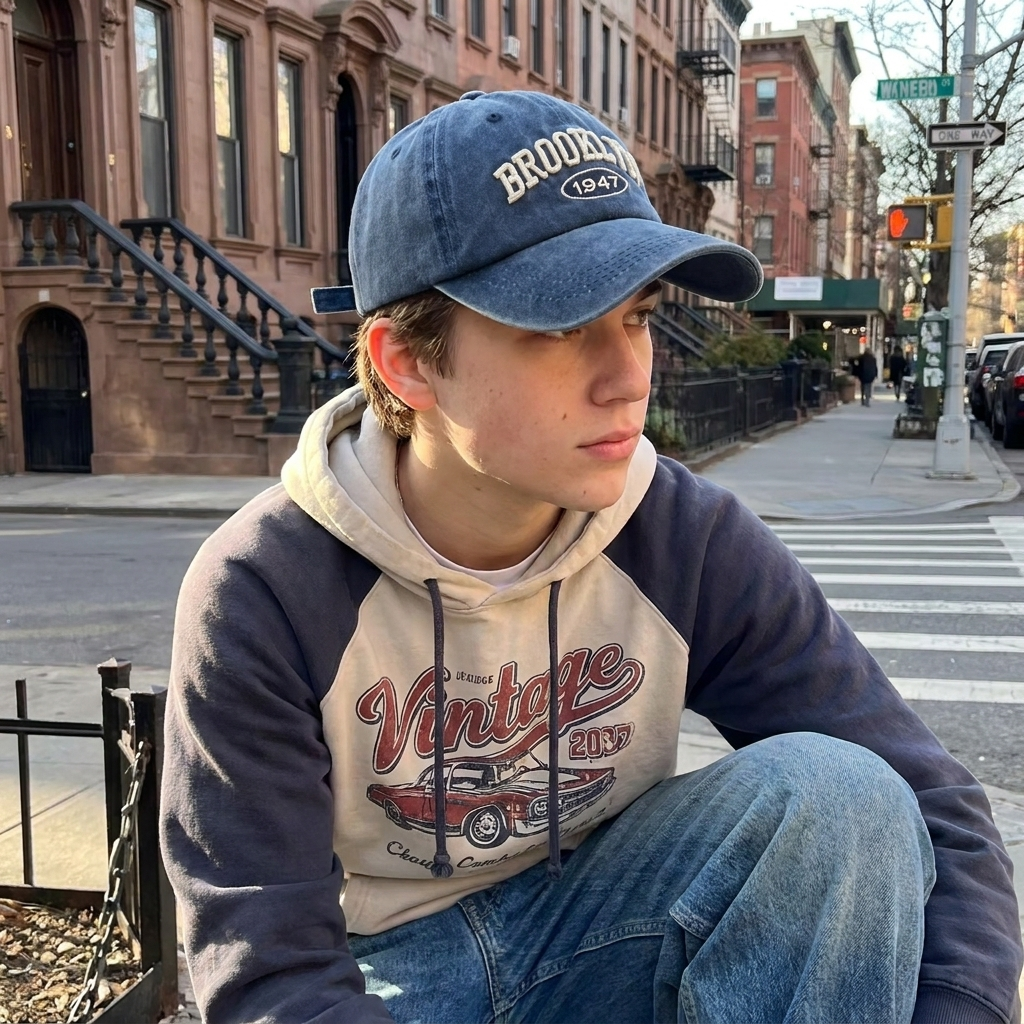 Vintage Brooklyn Baseball Cap
