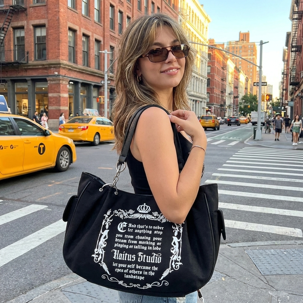 Y2K Large Capacity Tote Bag