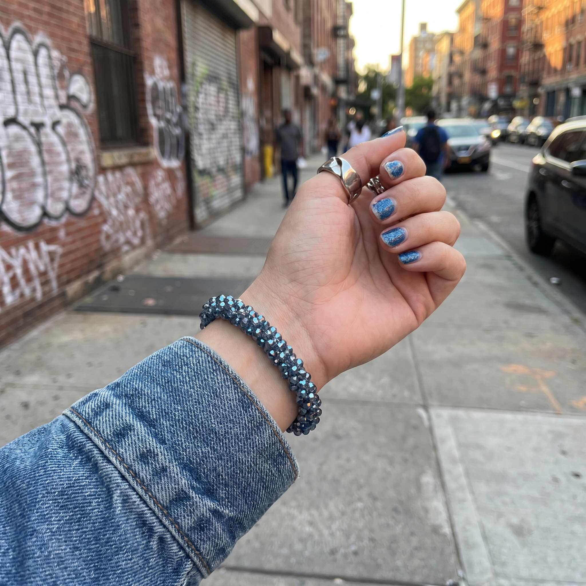 Y2K Crystal Bead Bracelets