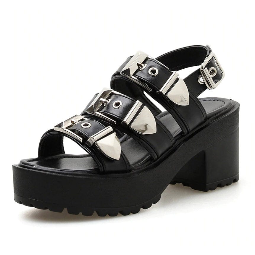 Vintage Buckle Sandals