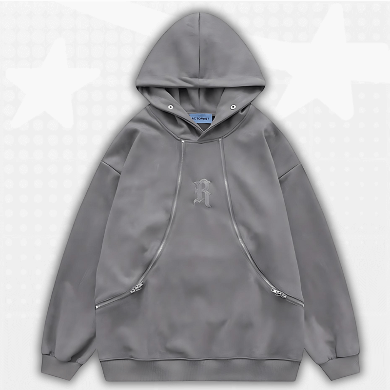 Vintage Y2K Unicolor Hoodie