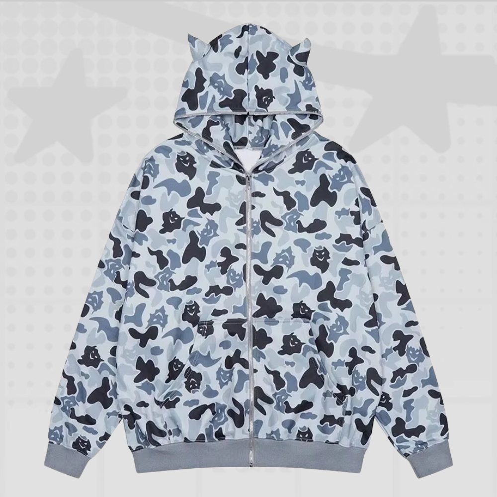 Y2K Demon Vintage Hoodie