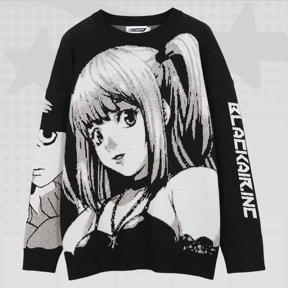 Anime Y2K Oversized Sweater