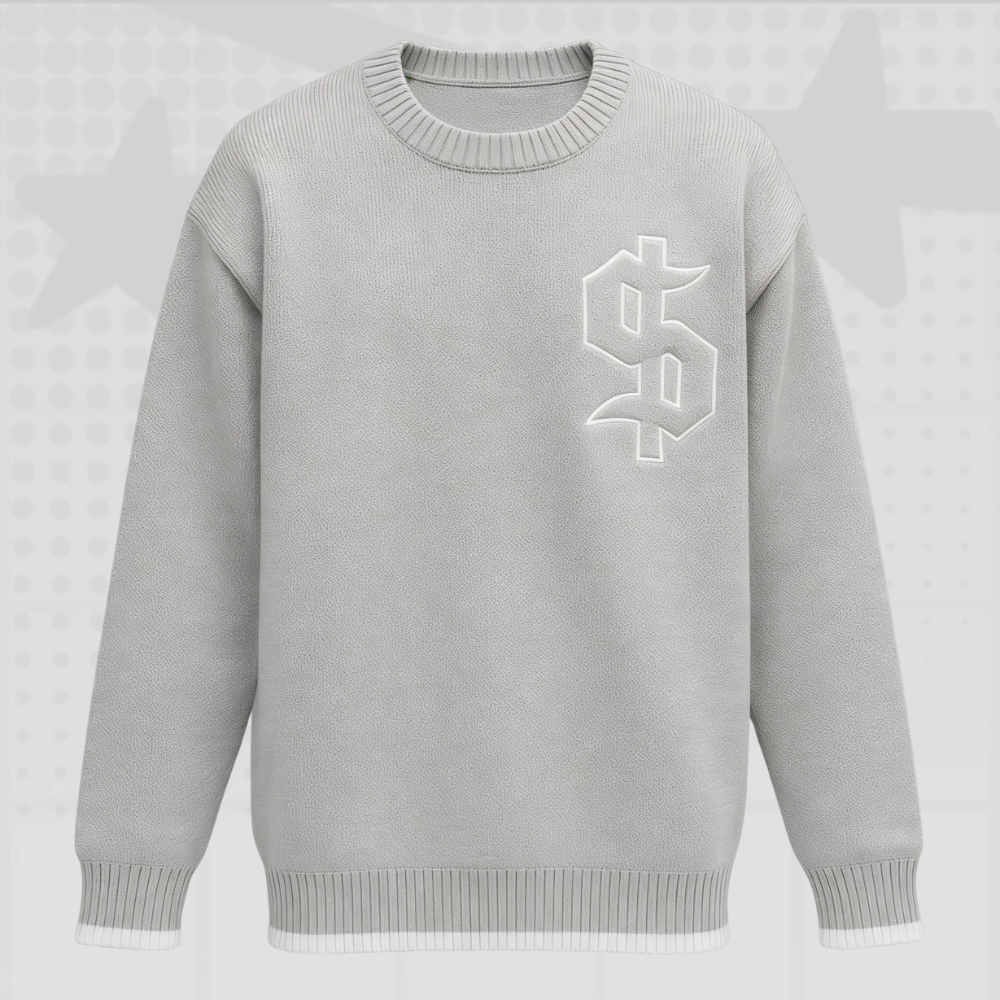 Gray Vintage Y2K Sweater