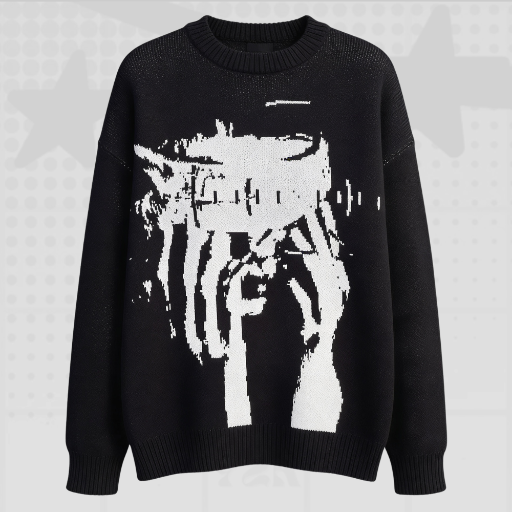 Streetwear Knitted Sweater