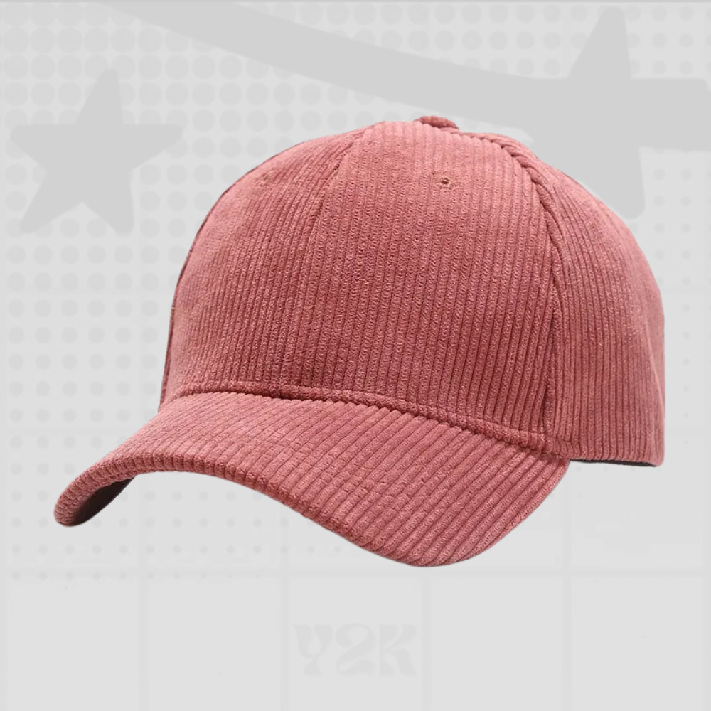 Corduroy Y2K Caps