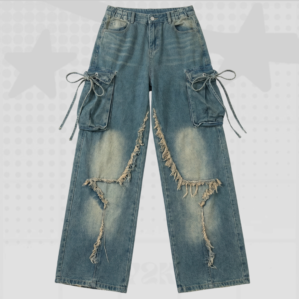 Women Y2K Cargo Jeans
