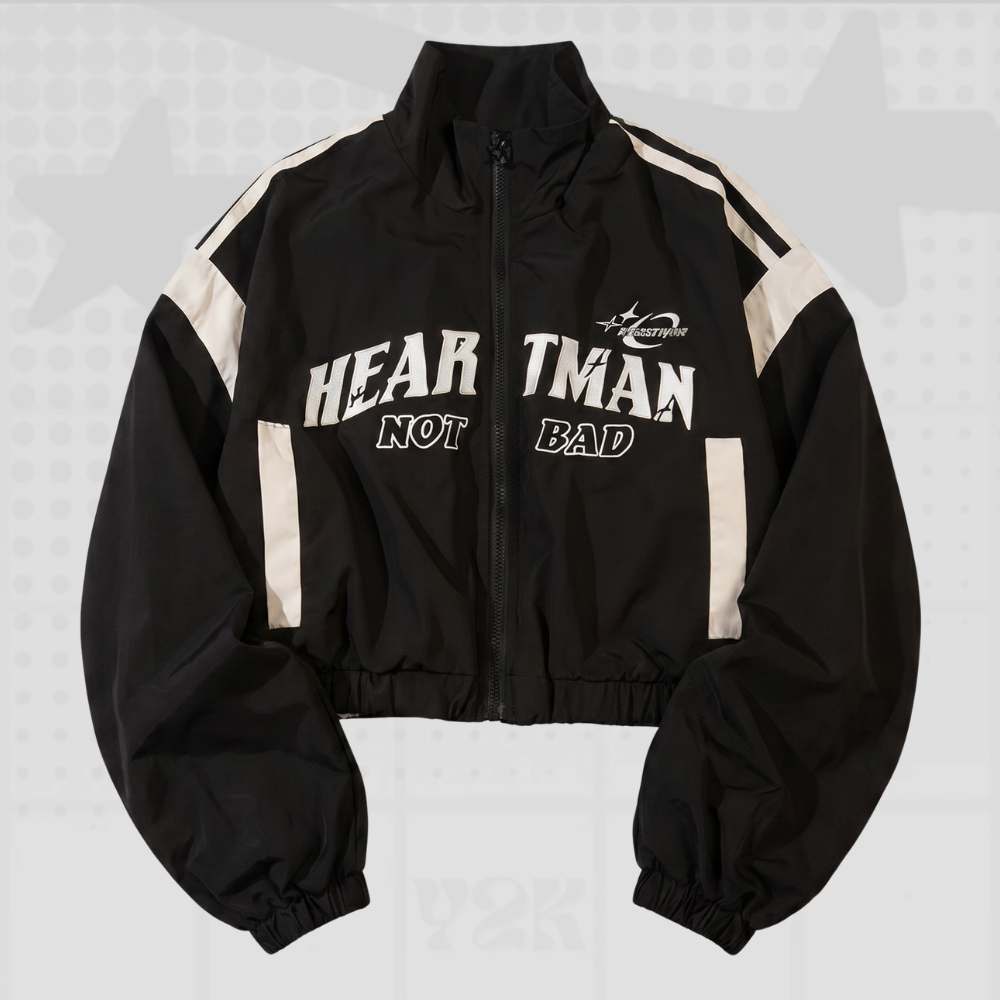 Cropped Y2K Streetwear Jacket
