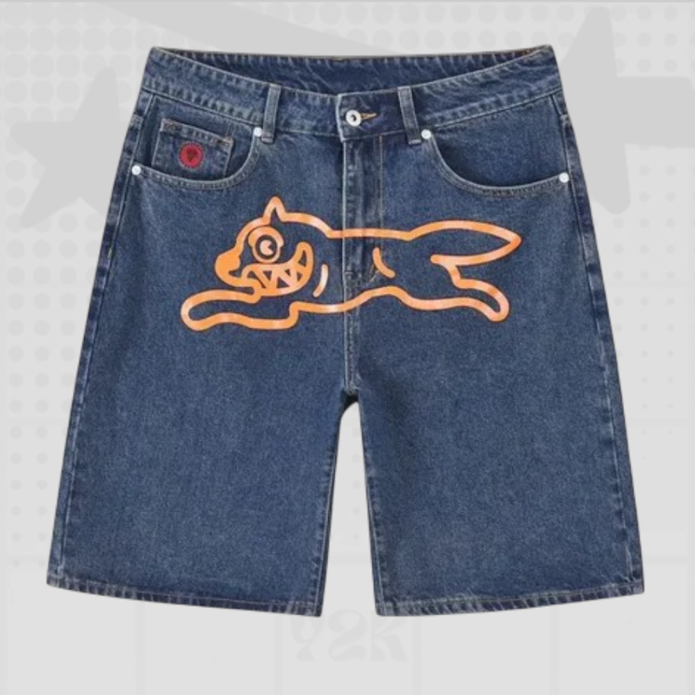 Dog Baggy Denim Jorts