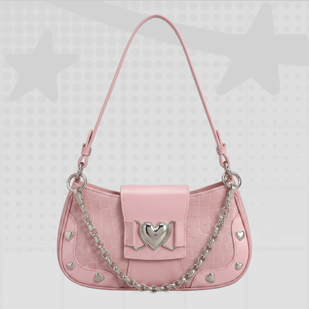 Y2K Pink Shoulder Bag