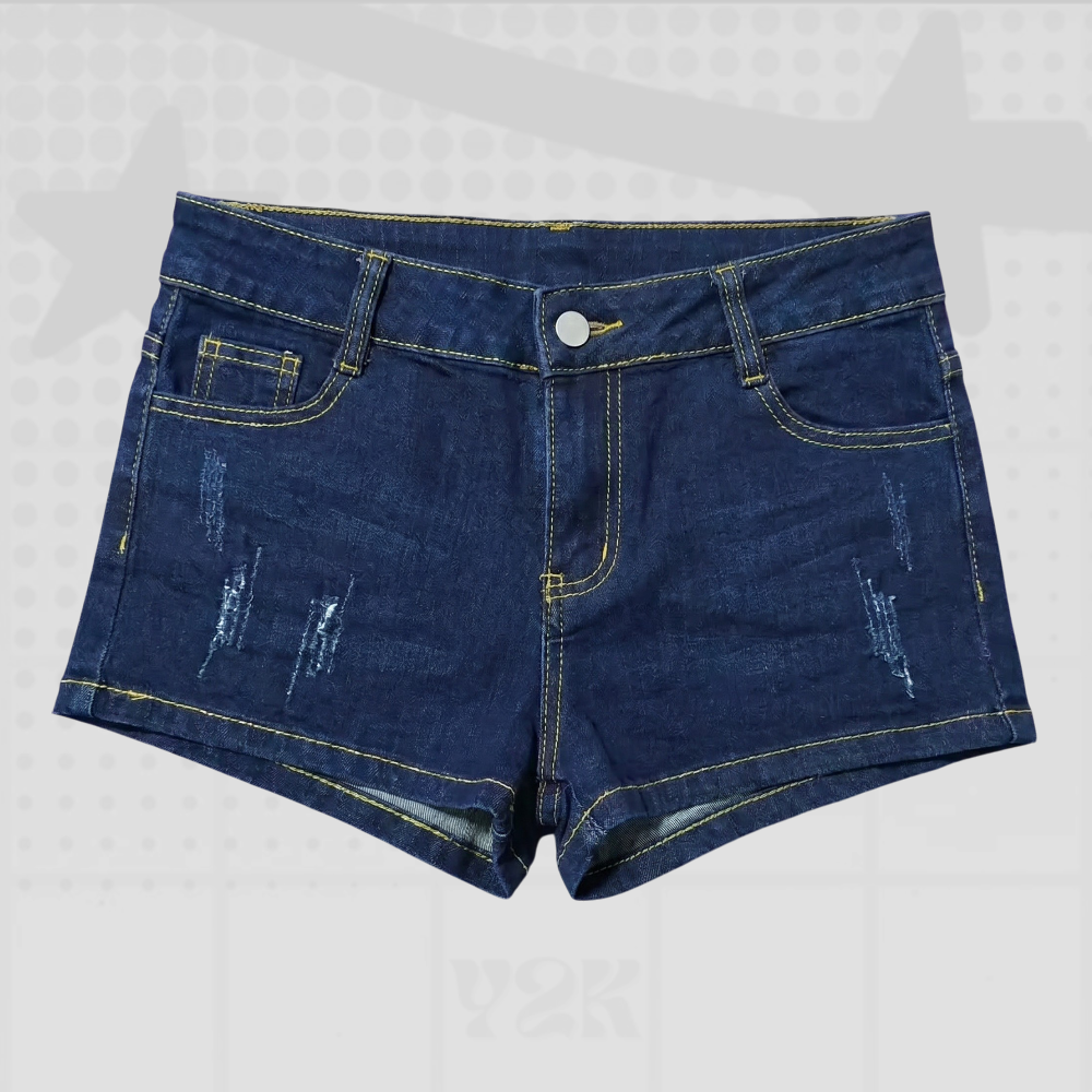 Y2K Low-Rise Stretch Shorts