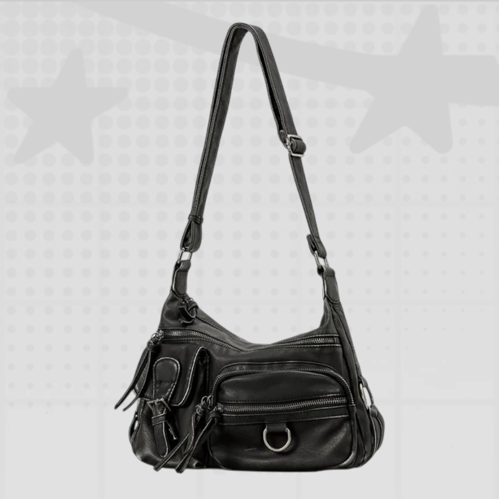 Vintage Moto Shoulder Bag