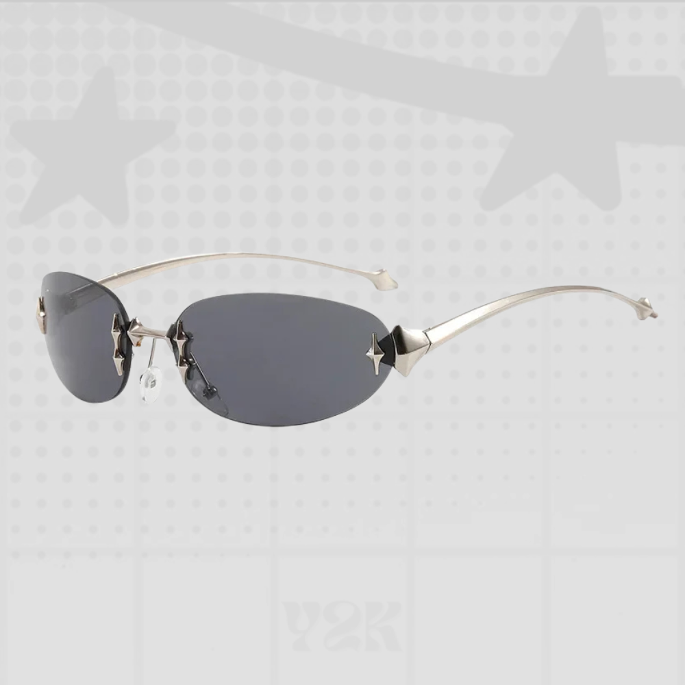 Y2K Frameless Star Sunglasses