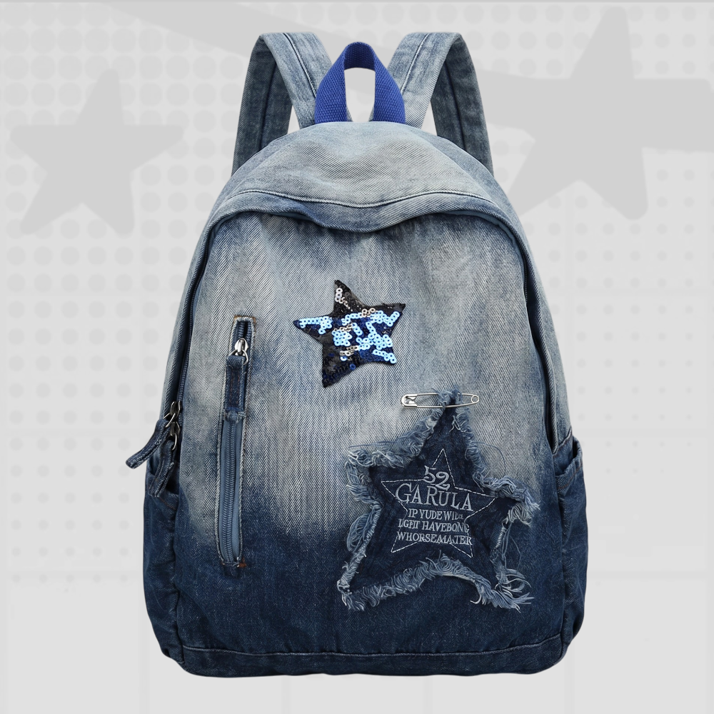 Stars Y2K Denim Bag