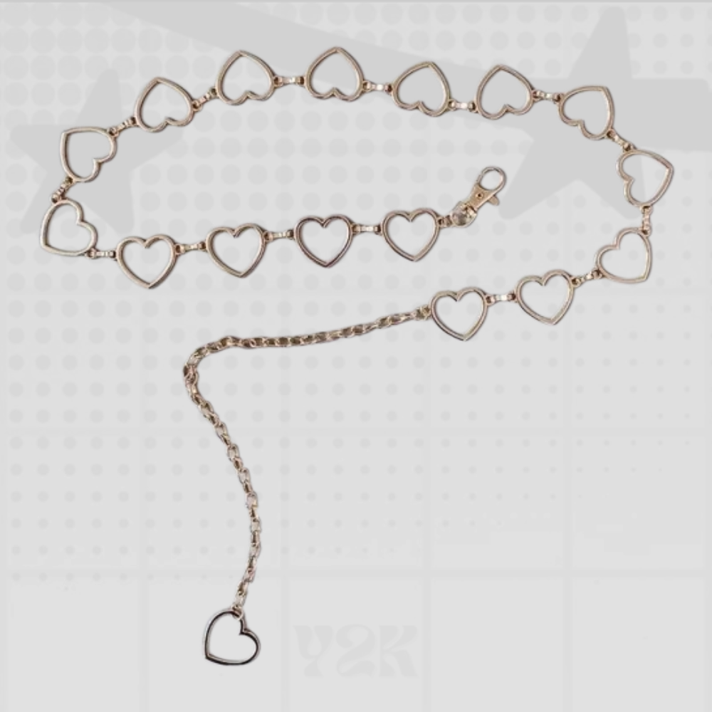 Heart Y2K Waist Chain