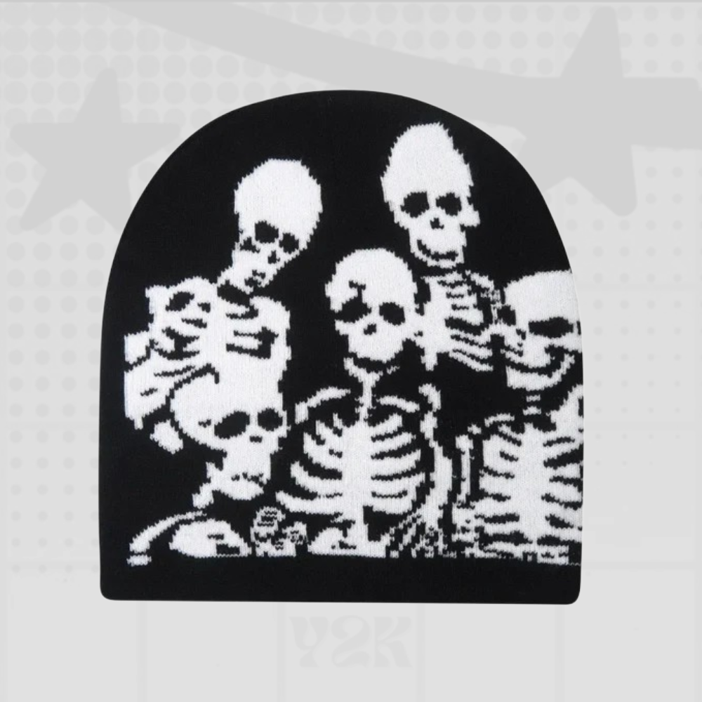 Skeleton Jacquard Beanie
