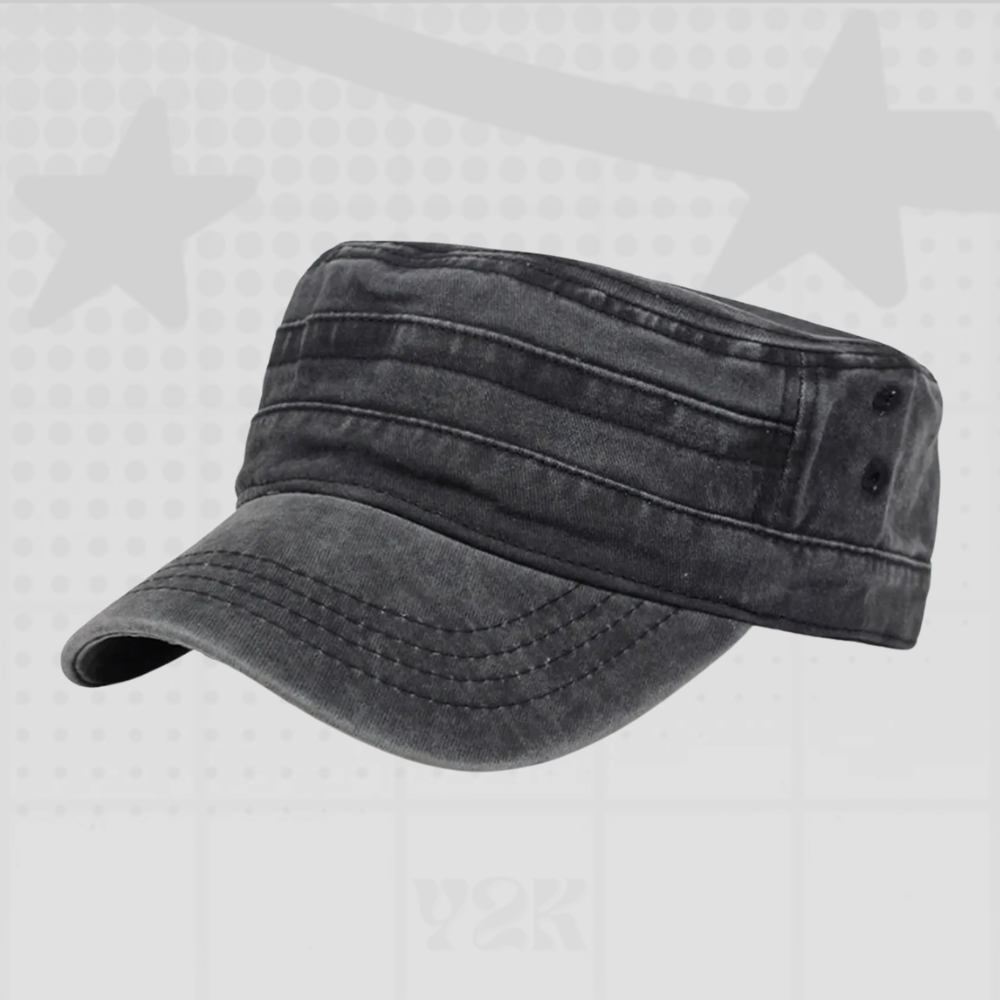 Jean Y2K Flat Cap
