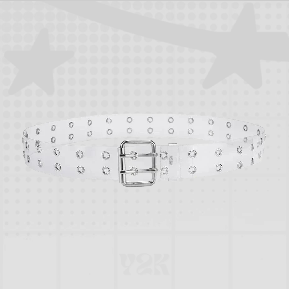 Y2K Transparent Belt