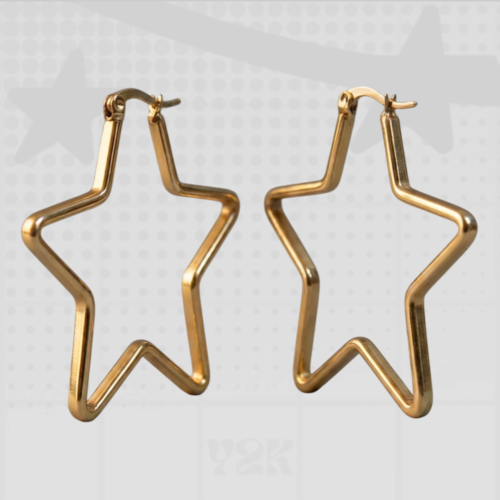 Y2K Star Earrings