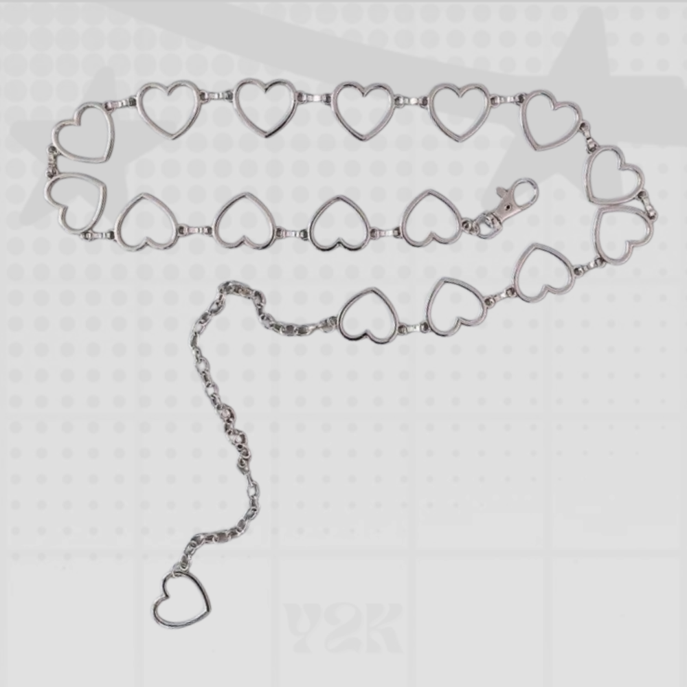 Heart Y2K Waist Chain