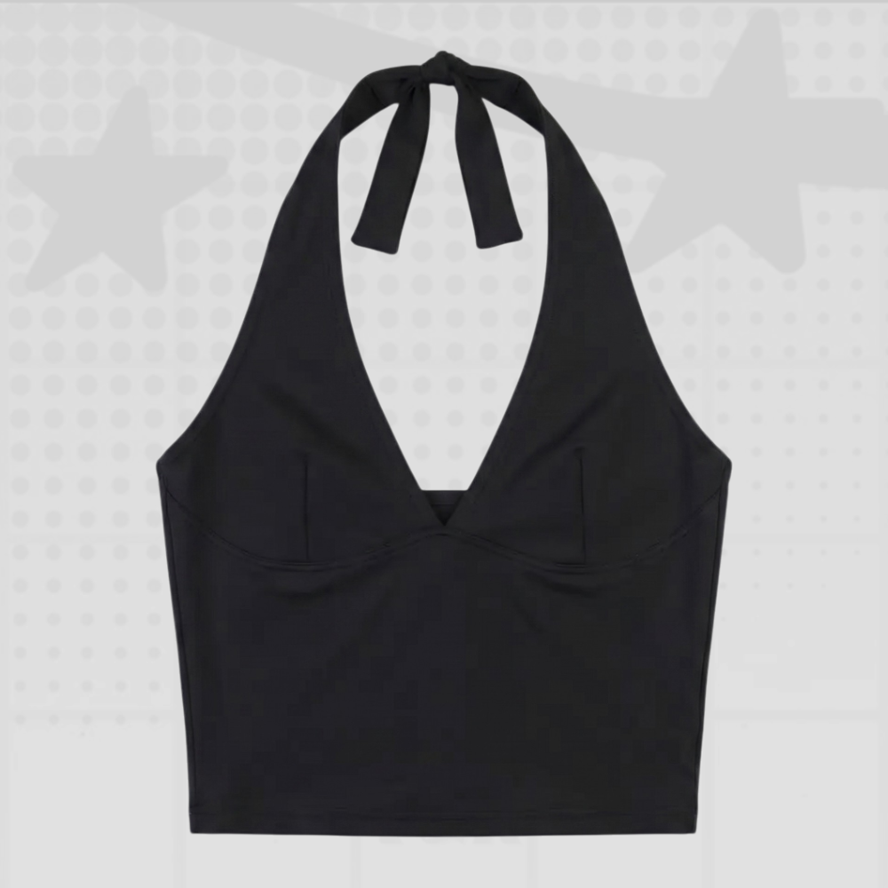 Y2K Halter Tank Top