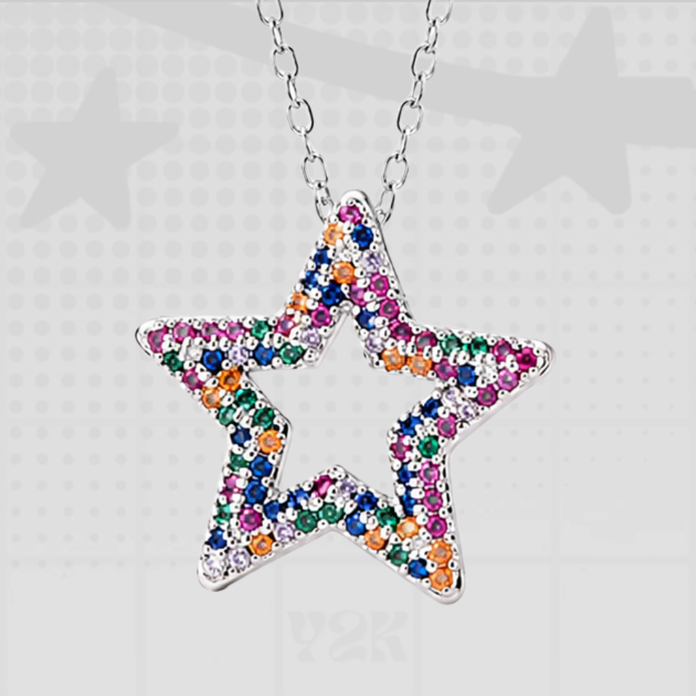Star Zircon Pendant Necklace